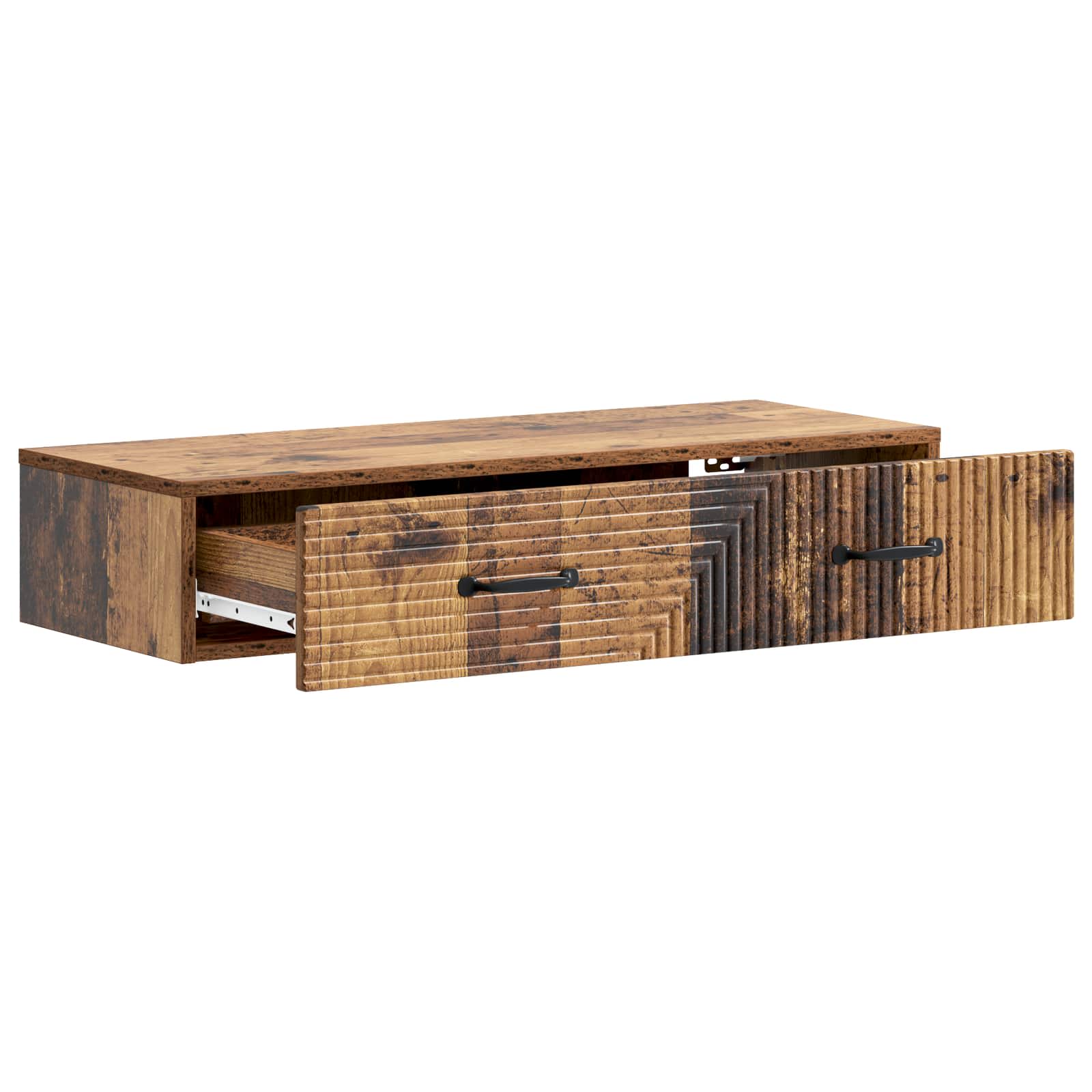 Stolna montirana na zid Staro drvo 87,5 x 34,5 x 17 cm