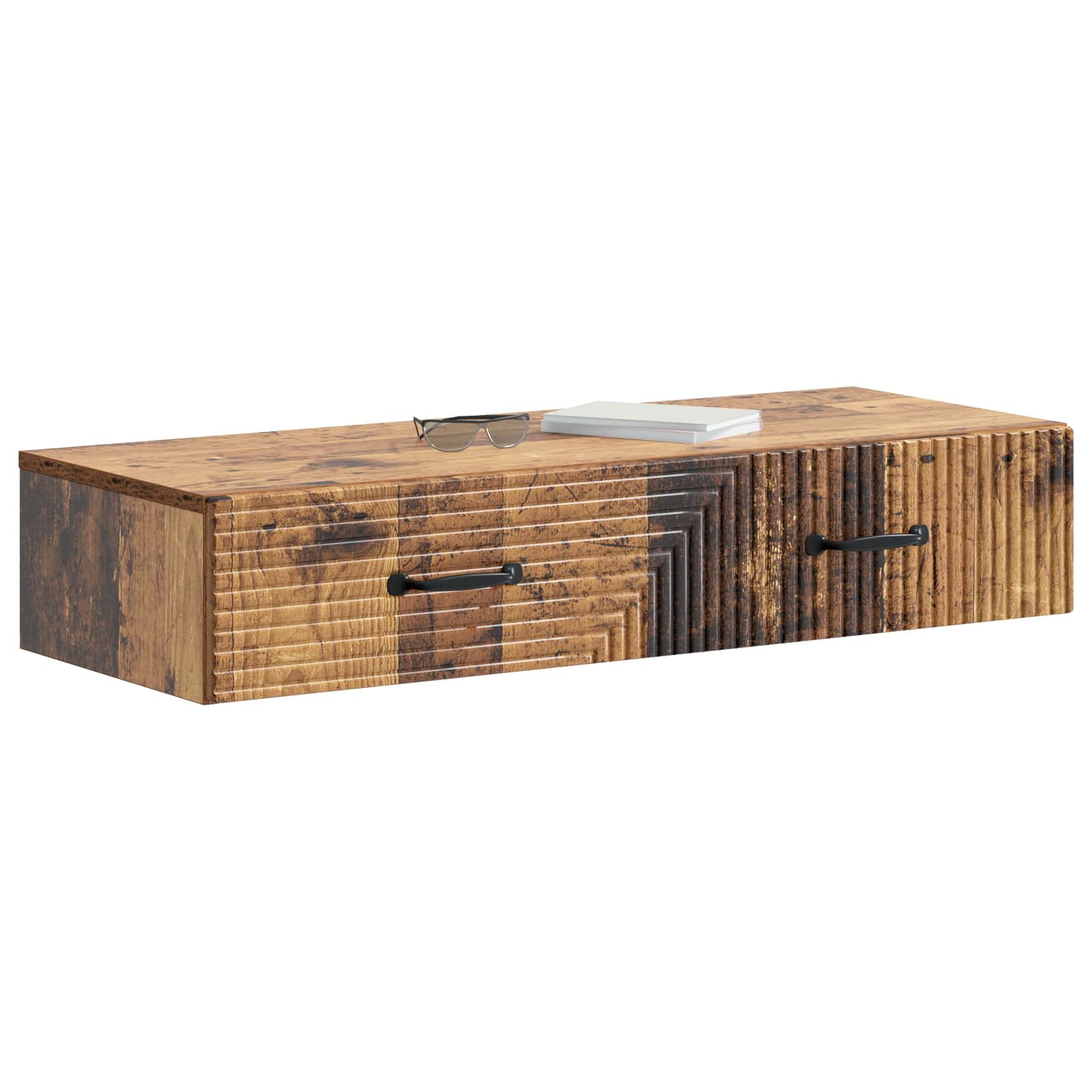 Stolna montirana na zid Staro drvo 87,5 x 34,5 x 17 cm