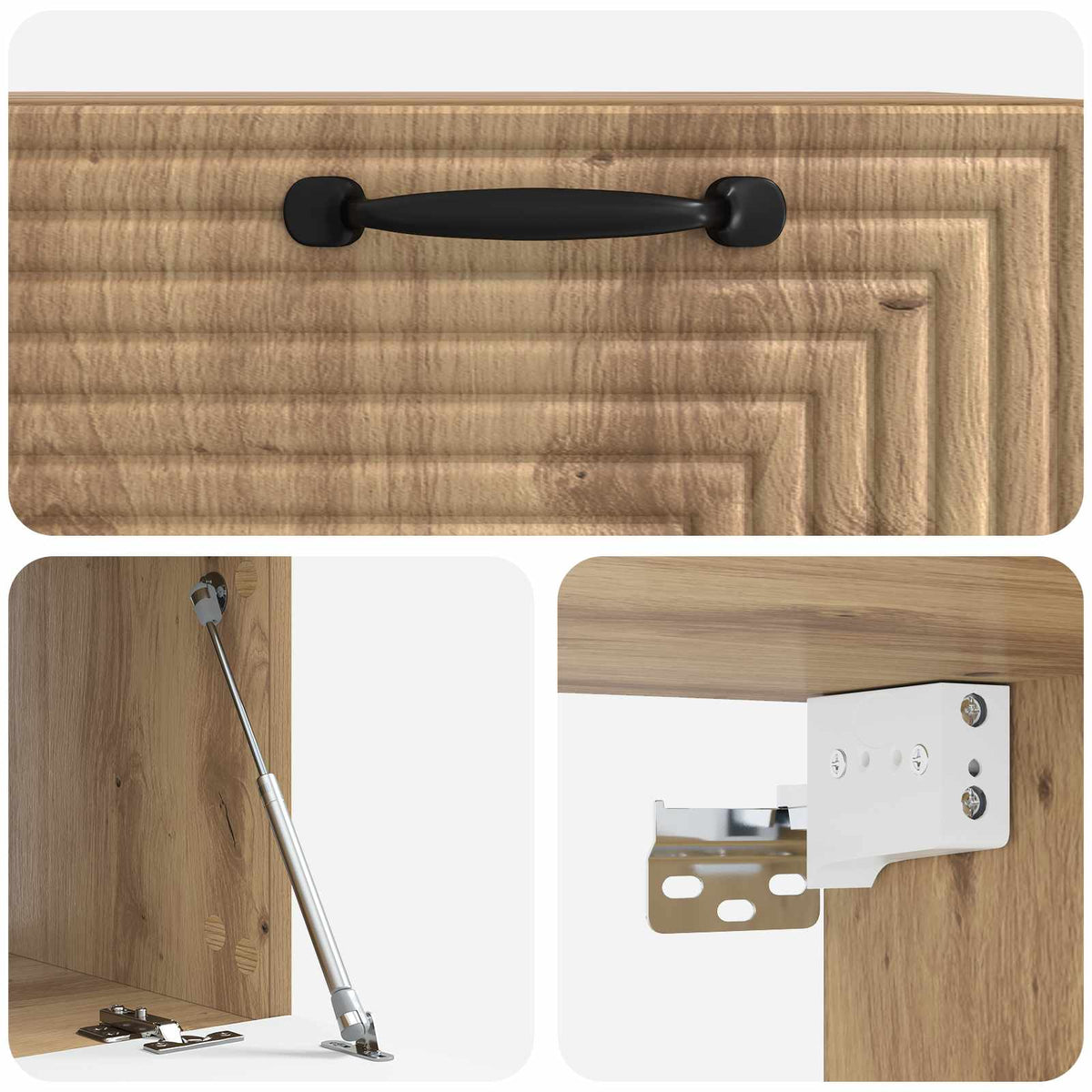 TV ormar za zid 59,5 x 41 x 30 cm Hrast artisan