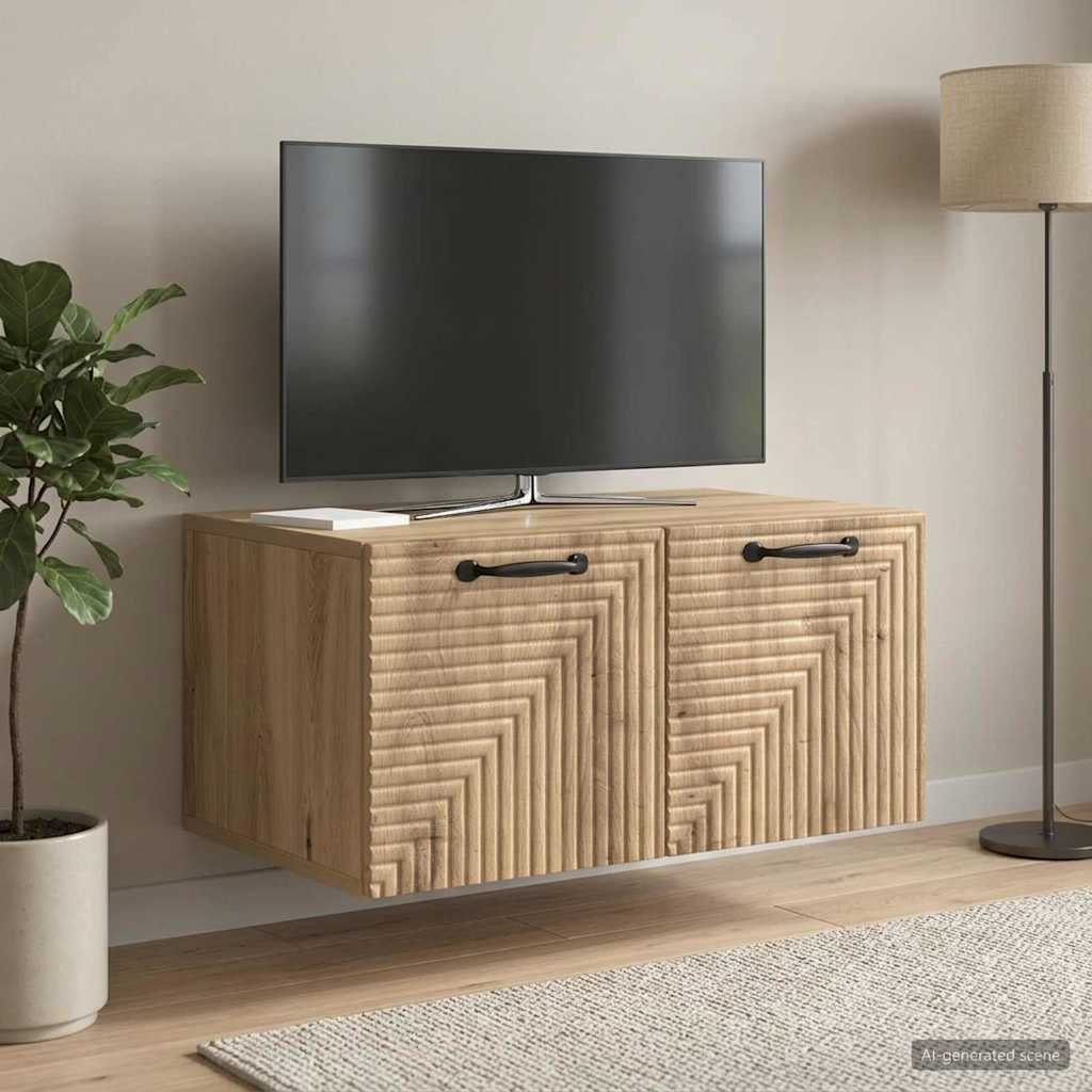 TV ormar za zid 59,5 x 41 x 30 cm Hrast artisan