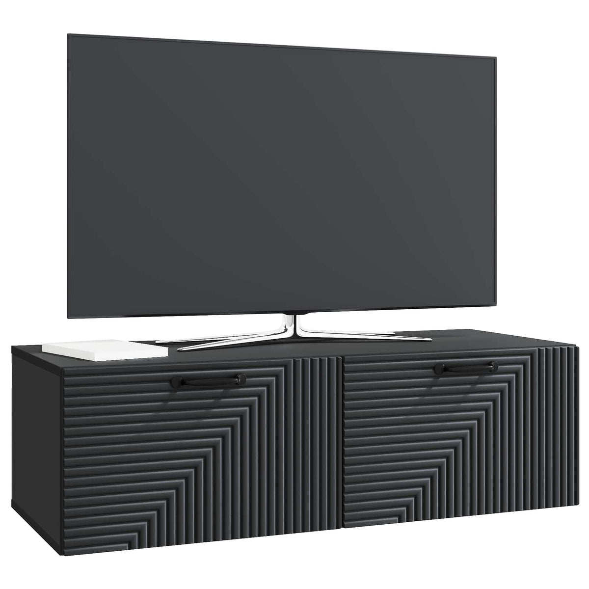 TV ormar za zid Zidne Crna 98 x 41 x 30 cm Konstruirano drvo