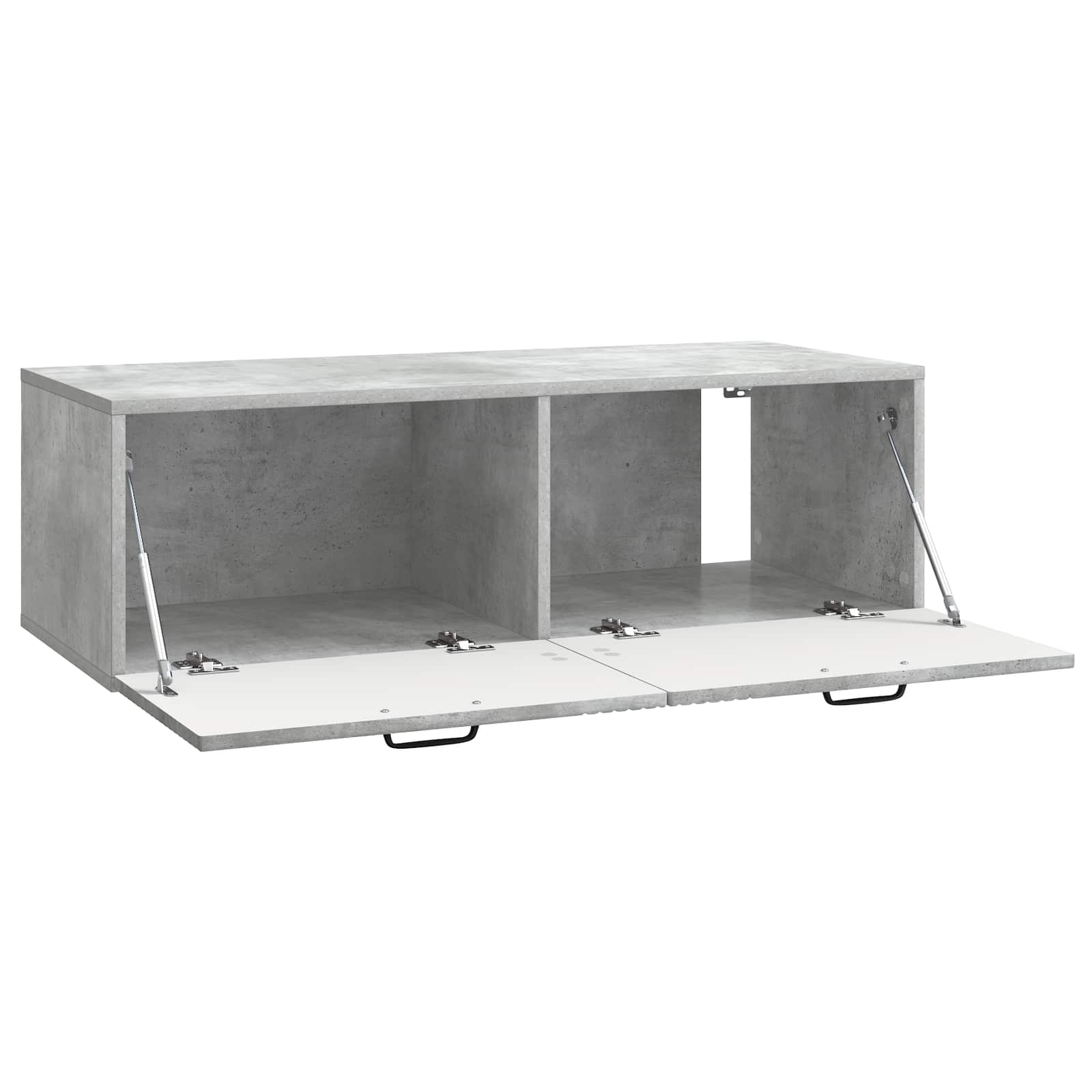 TV ormar za zid Betonska siva 98 x 41 x 30 cm Konstruirano drvo