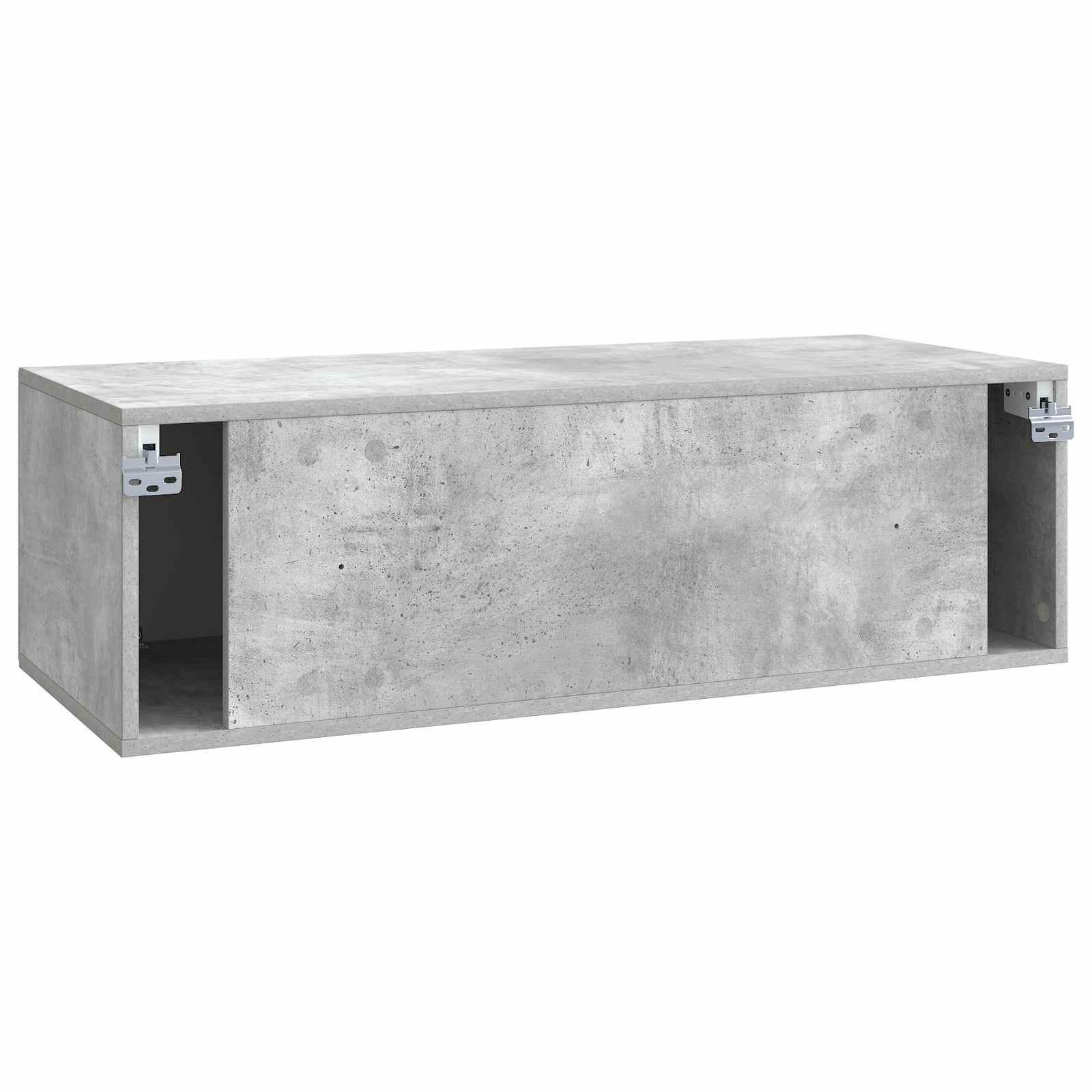 TV ormar za zid Betonska siva 98 x 41 x 30 cm Konstruirano drvo