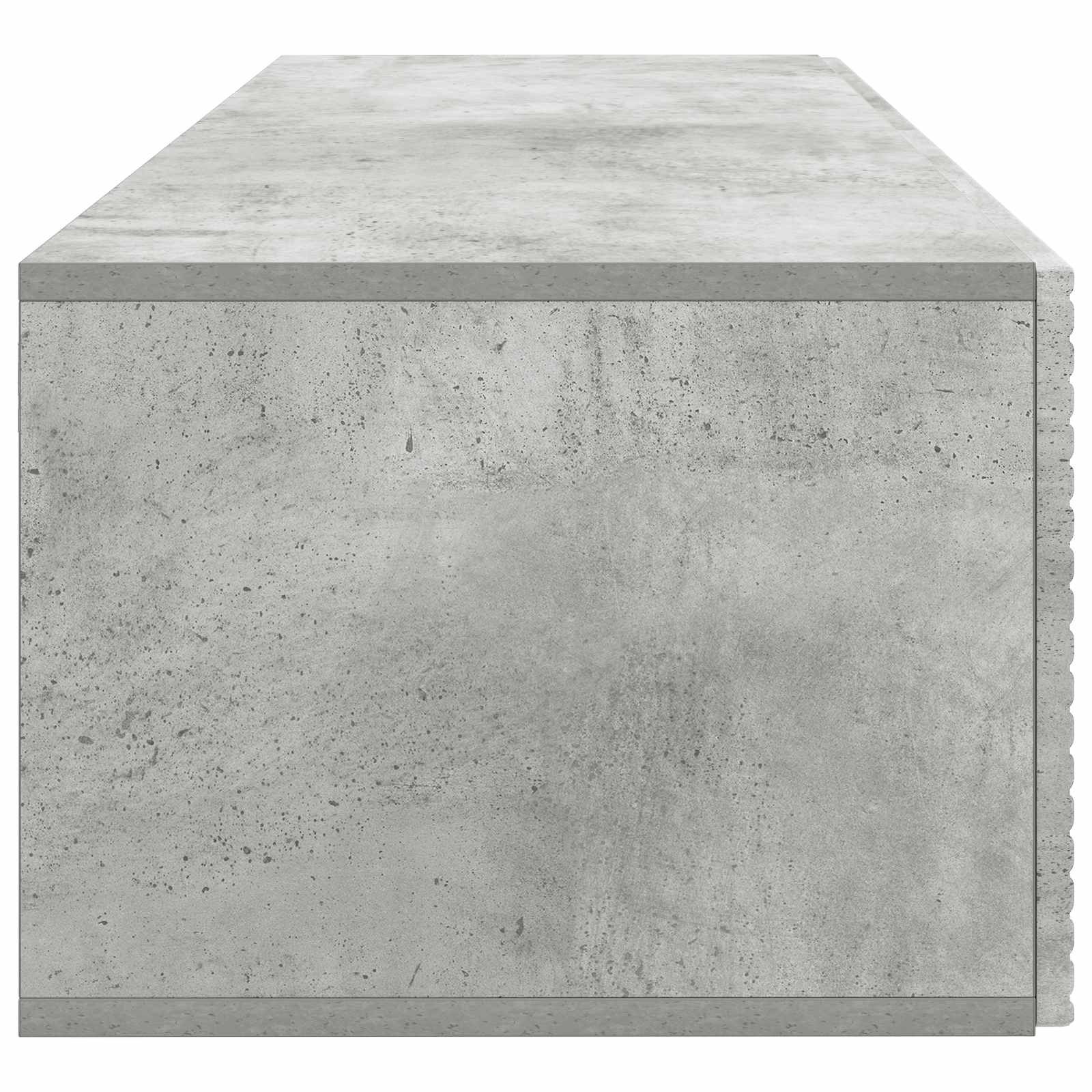 TV ormar za zid Betonska siva 98 x 41 x 30 cm Konstruirano drvo