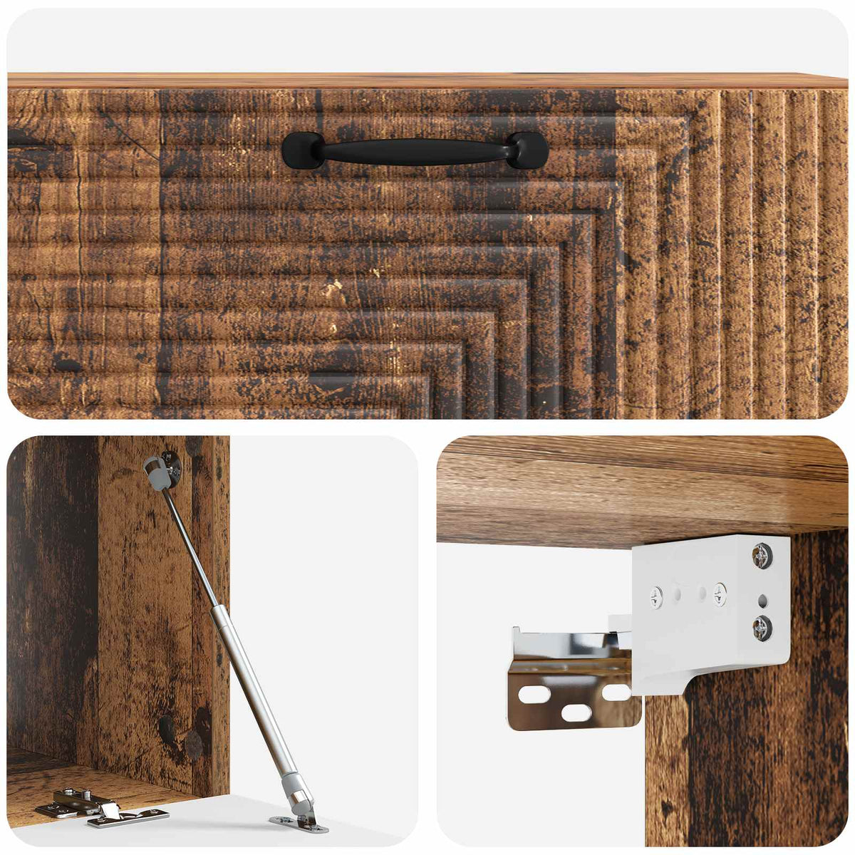 TV ormar za zid Staro drvo 98 x 41 x 30 cm Konstruirano drvo