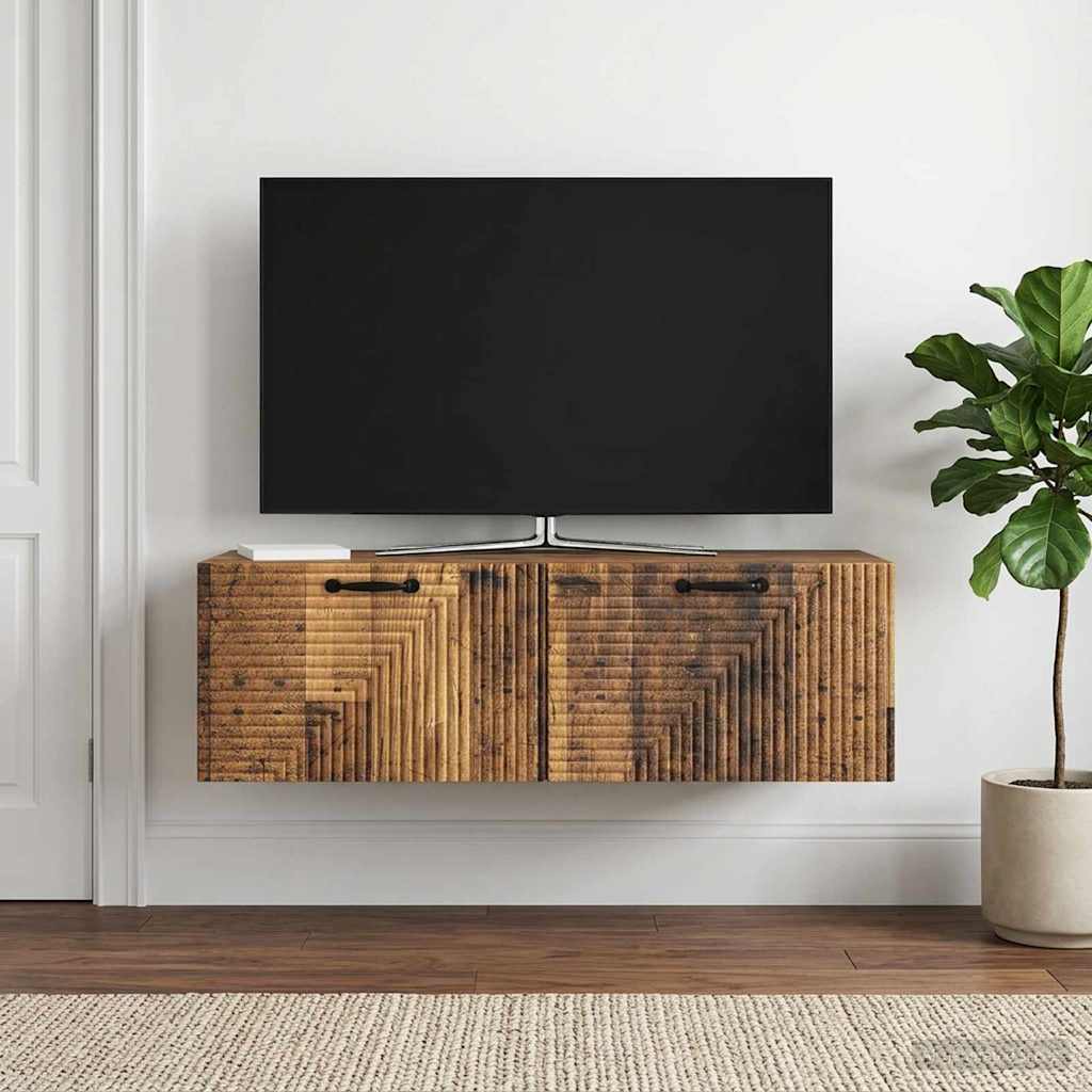 TV ormar za zid Staro drvo 98 x 41 x 30 cm Konstruirano drvo
