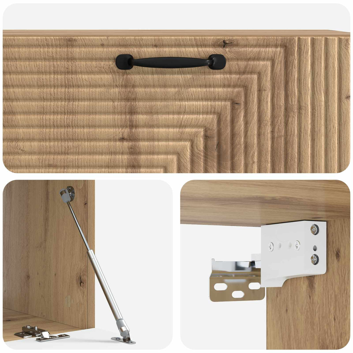 TV ormar za zid 98 x 41 x 30 cm Hrast artisan Konstruirano drvo