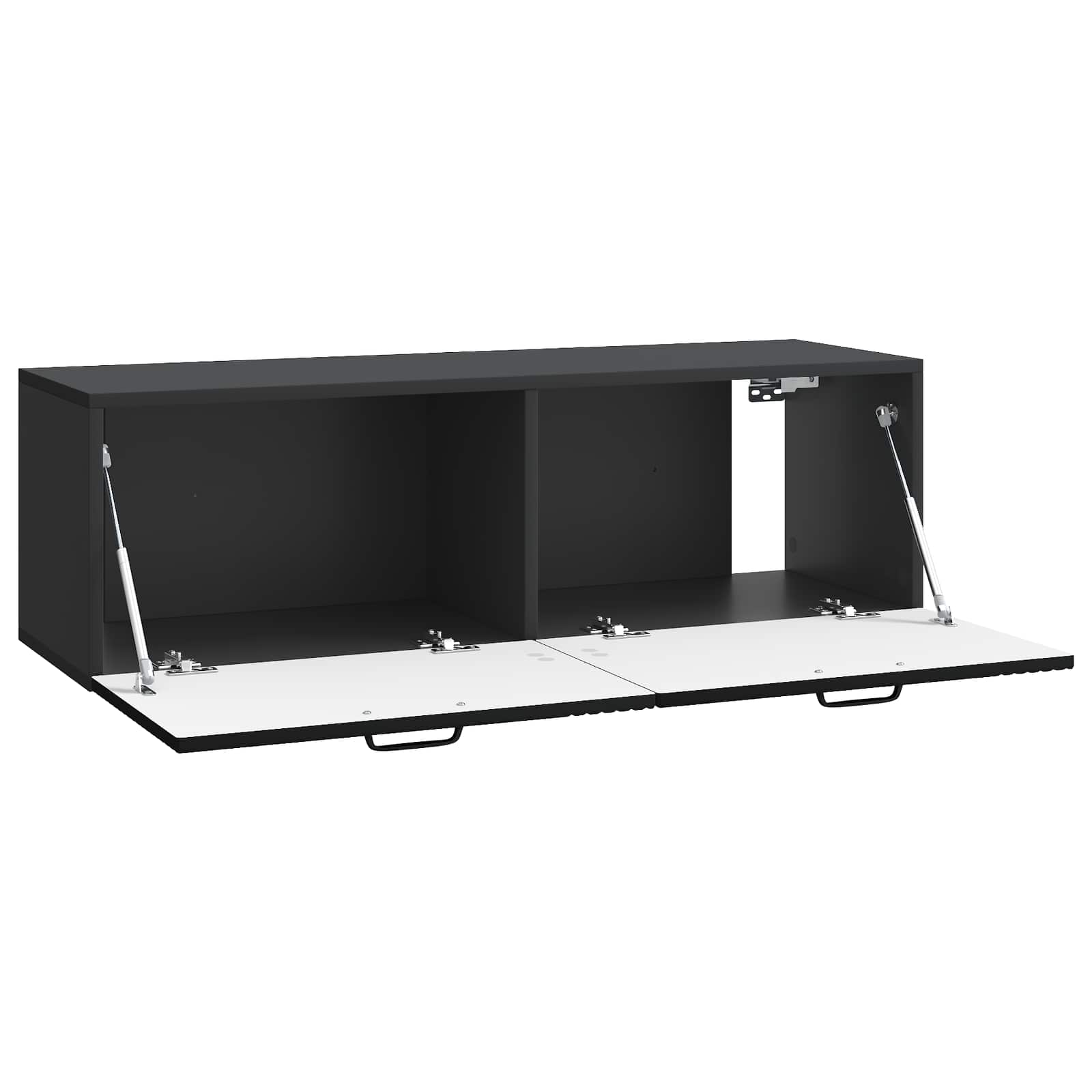 TV ormar za zid Zidne Crna 98 x 31 x 30 cm Konstruirano drvo