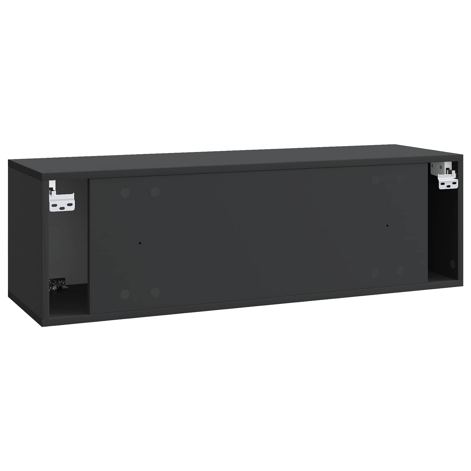 TV ormar za zid Zidne Crna 98 x 31 x 30 cm Konstruirano drvo