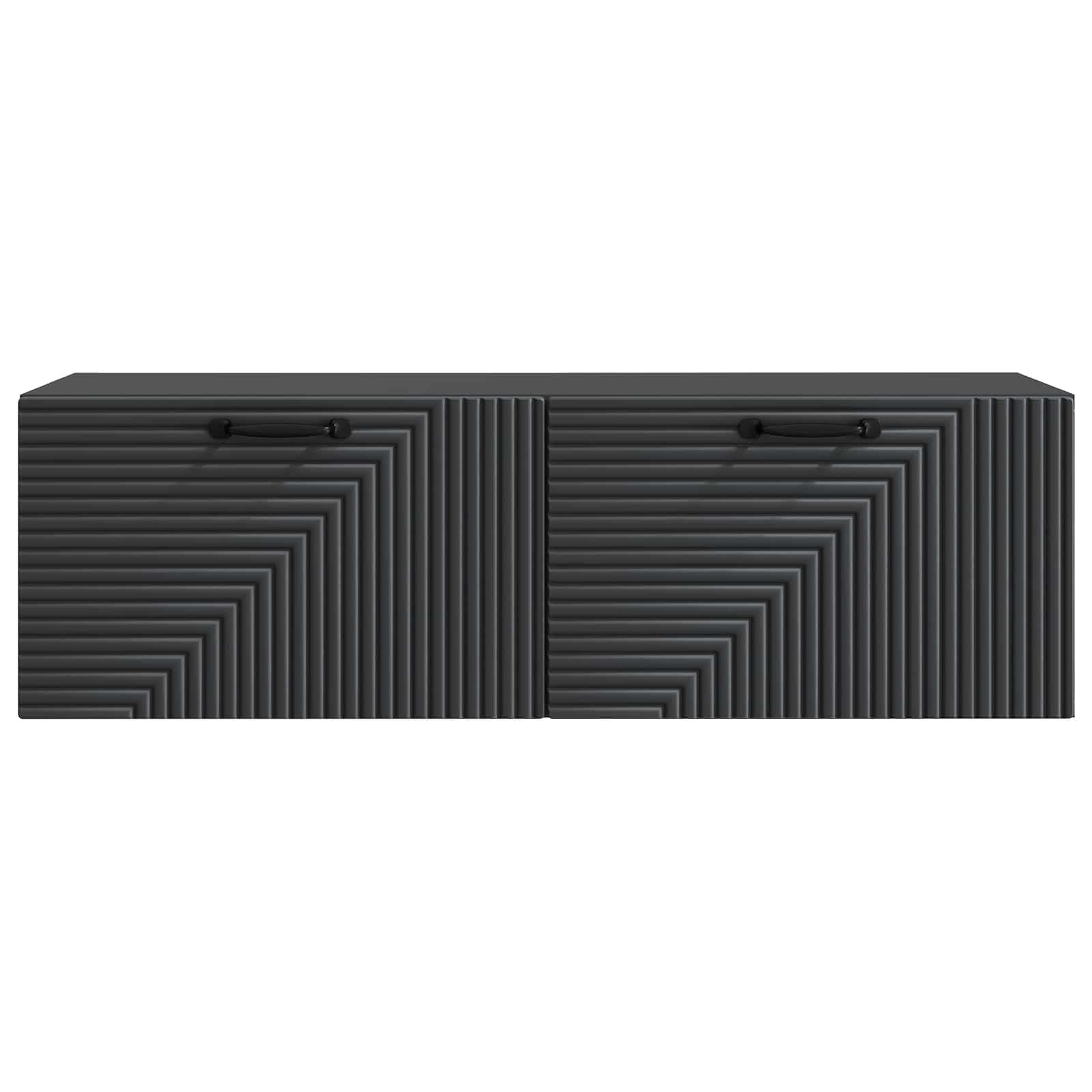 TV ormar za zid Zidne Crna 98 x 31 x 30 cm Konstruirano drvo