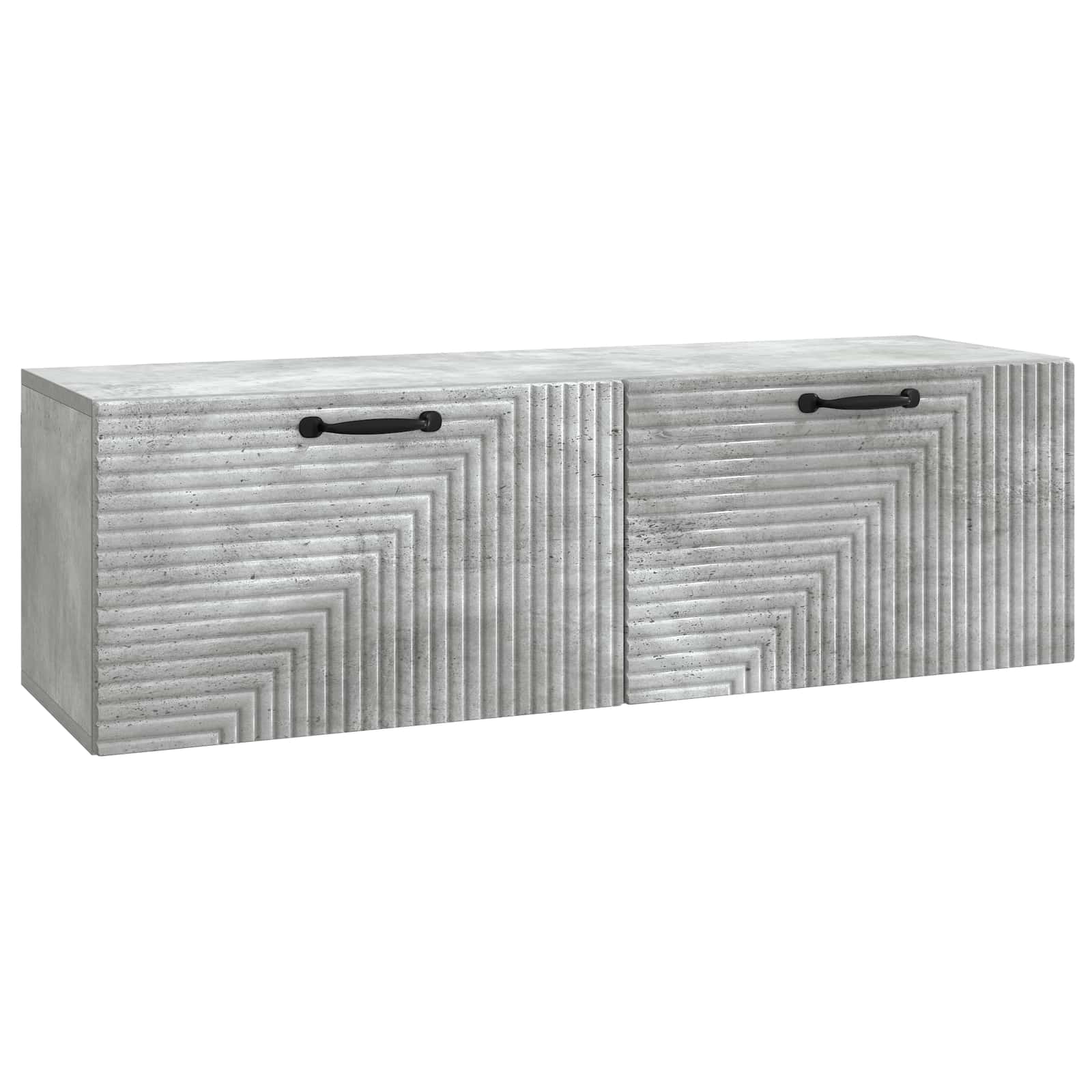 TV ormar za zid Betonska siva 98 x 31 x 30 cm Konstruirano drvo