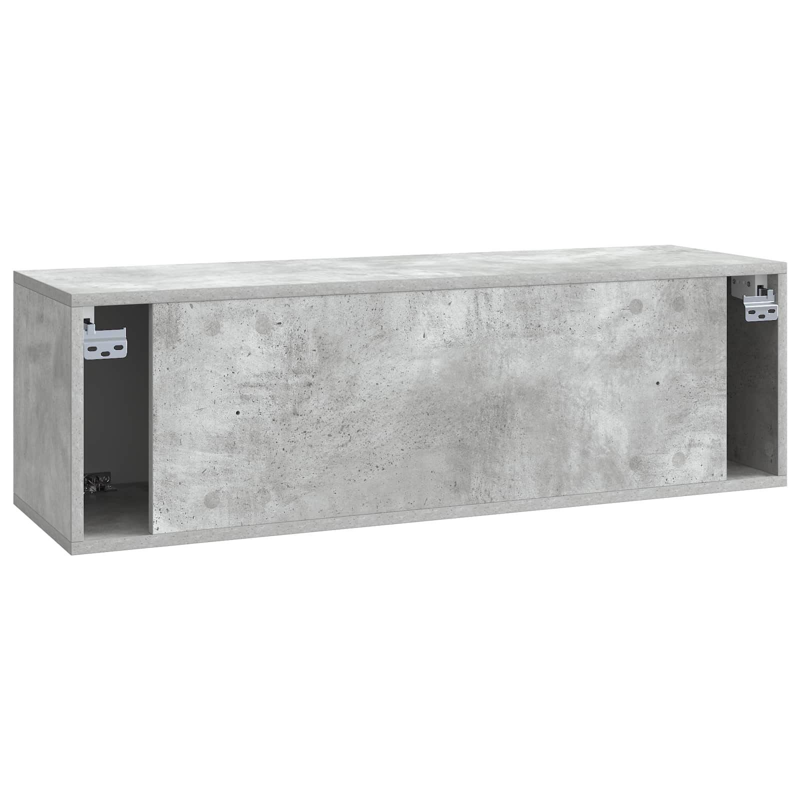 TV ormar za zid Betonska siva 98 x 31 x 30 cm Konstruirano drvo