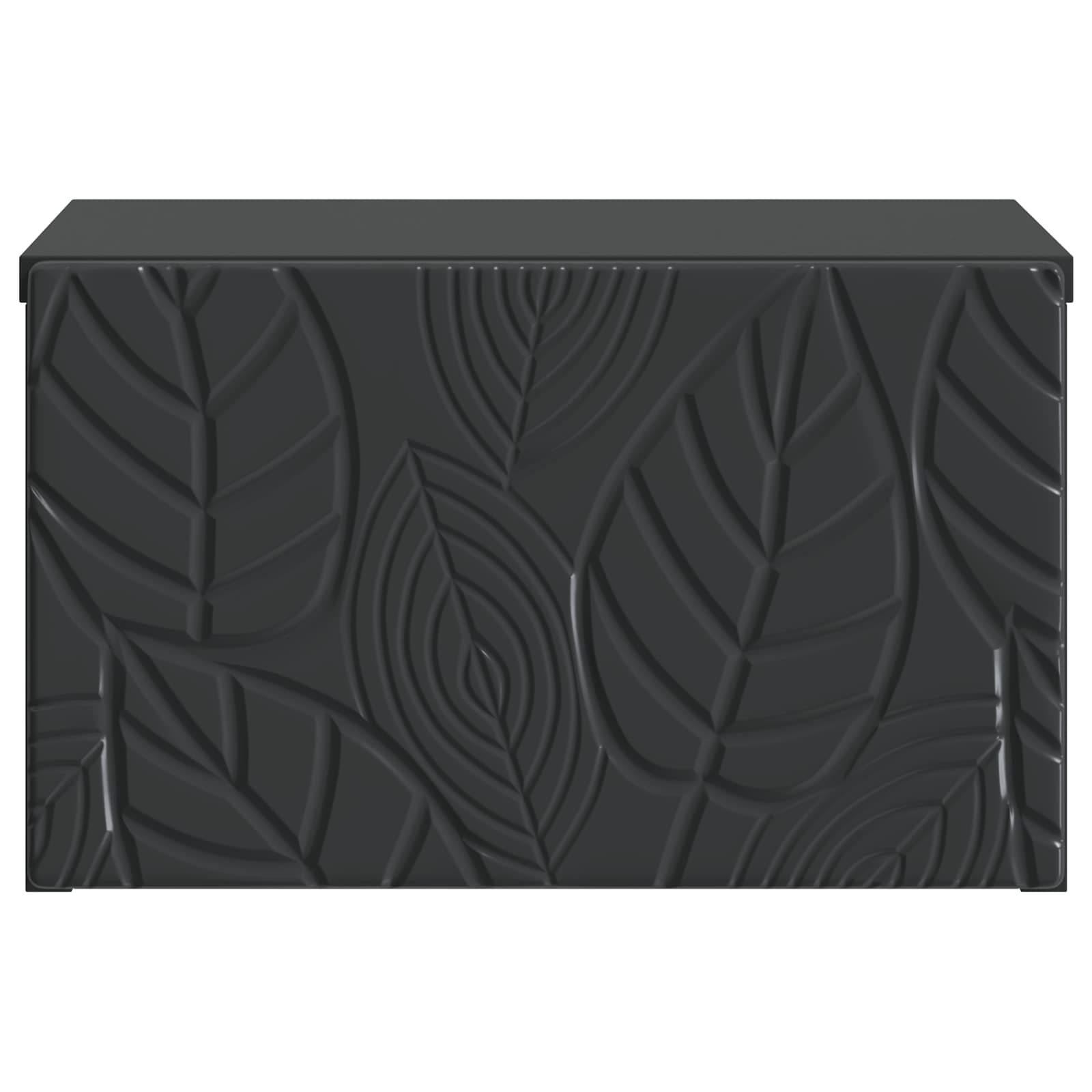 Noćni ormarić za montažu na zid 2 pcs Crna 49 x 34,5 x 20 cm