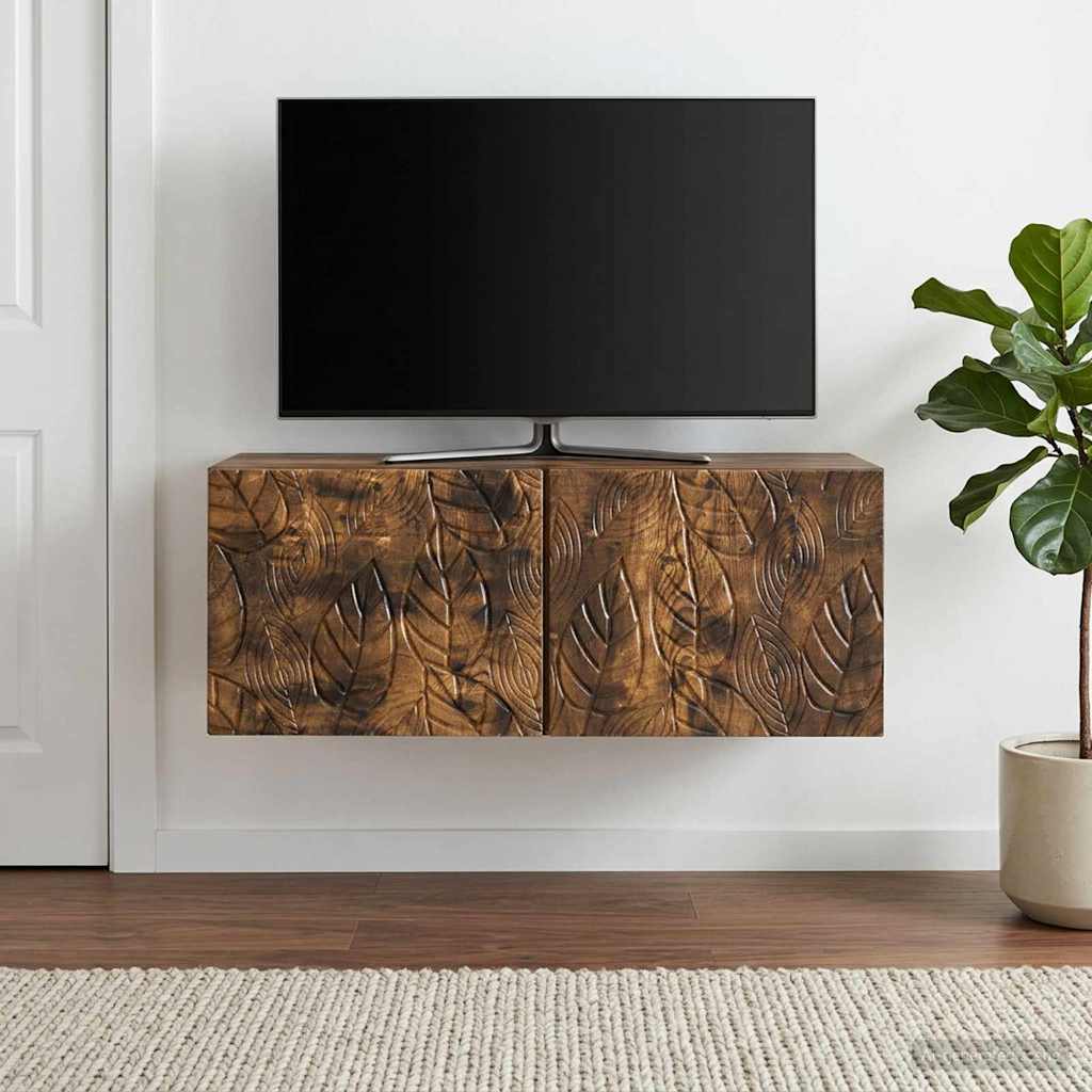 TV ormar za zid 59,5 x 41 x 30 cm Dimljeni hrast