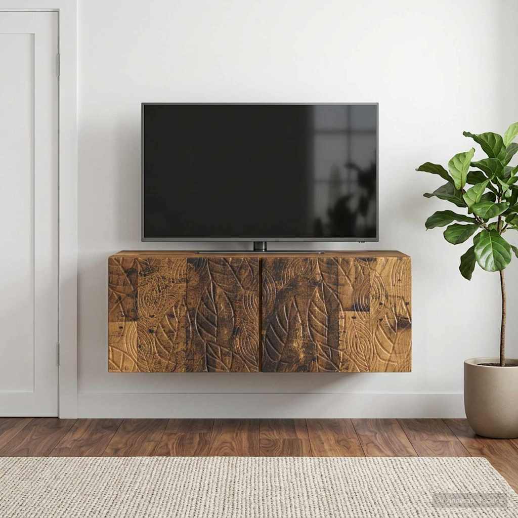 TV ormar za zid 59,5 x 41 x 30 cm Staro drvo Konstruirano drvo