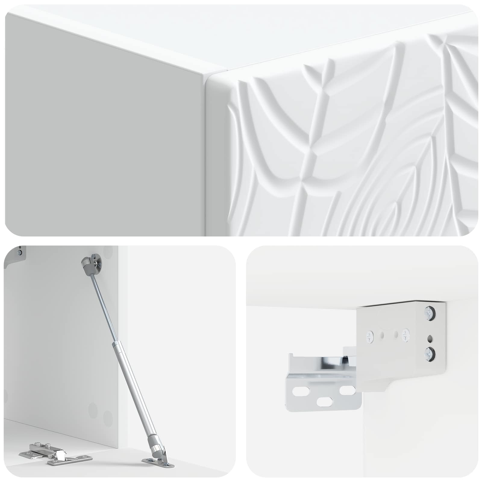 TV ormar za zid 78,5 x 41 x 30 cm Bijela Konstruirano drvo