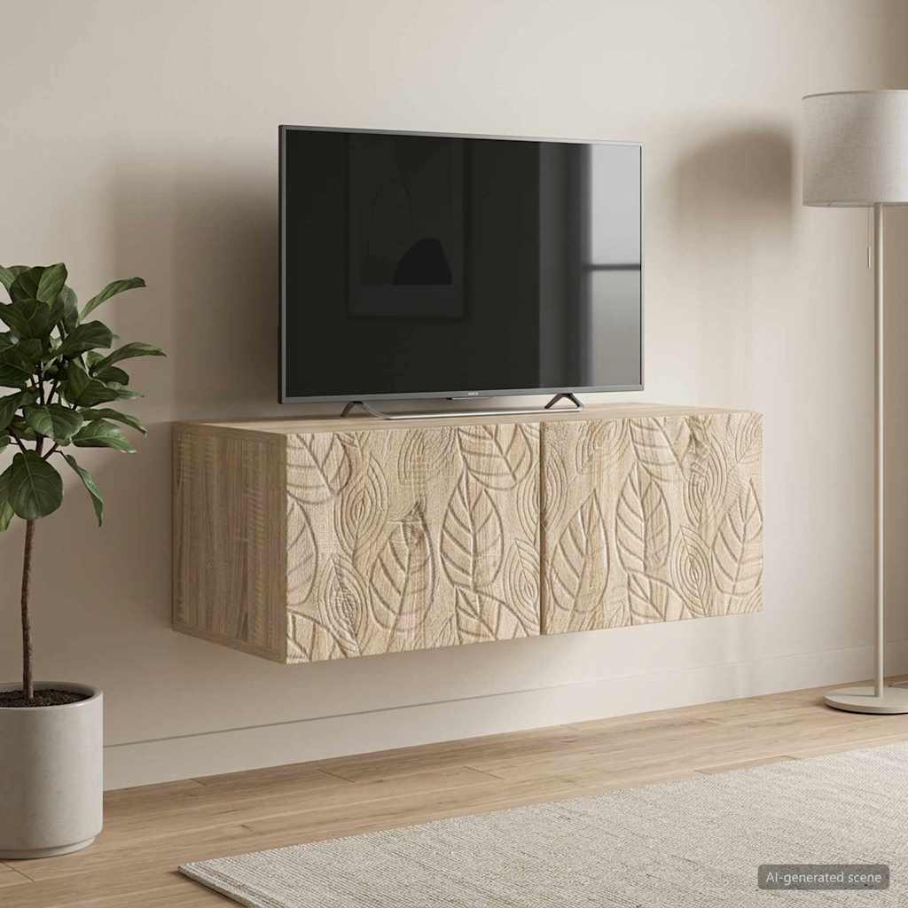 TV ormar za zid 78,5 x 41 x 30 cm Hrast sonoma