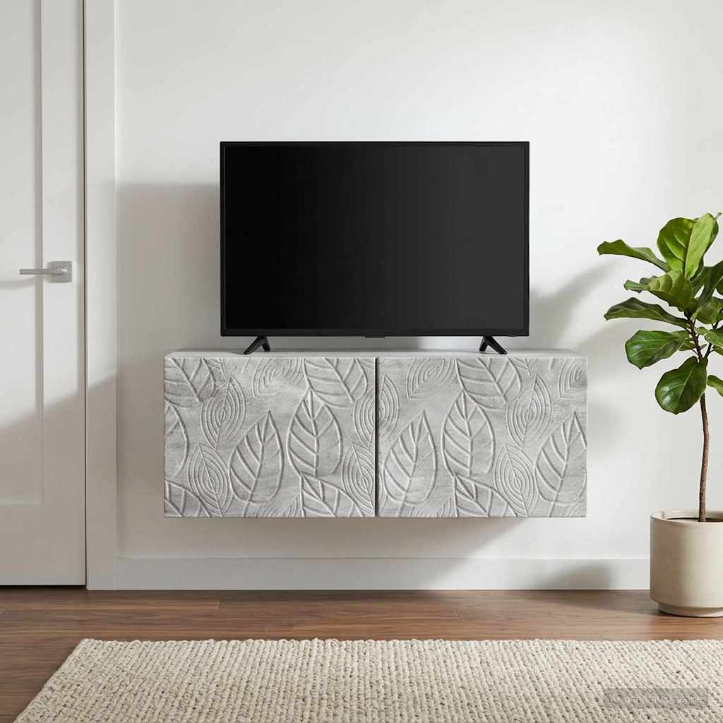 TV ormar za zid 78,5 x 41 x 30 cm Betonska siva