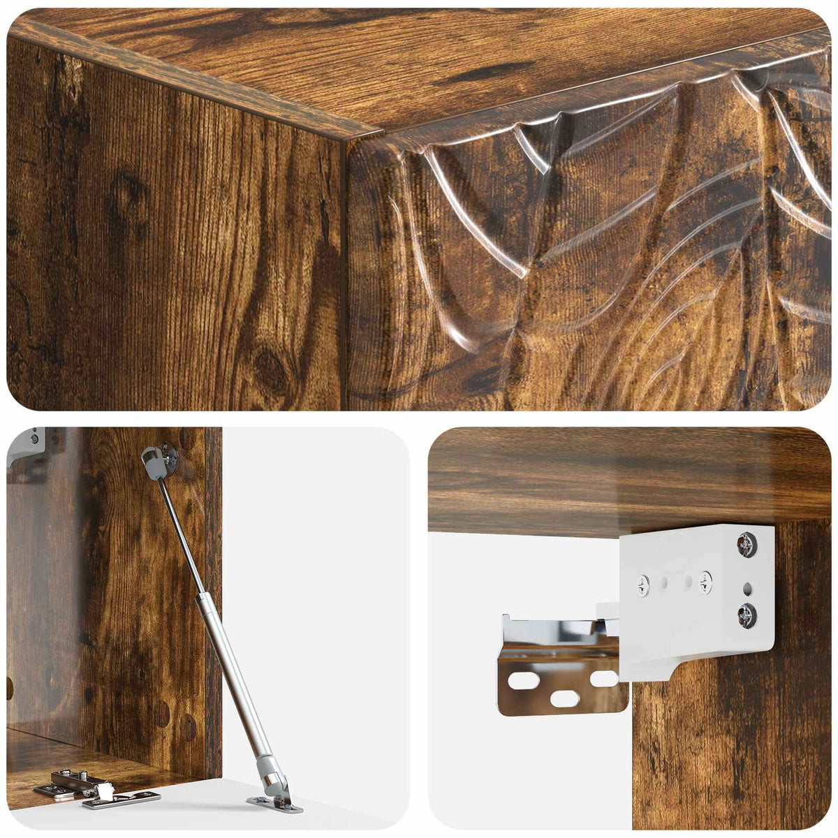 TV ormar za zid 78,5 x 41 x 30 cm Dimljeni hrast
