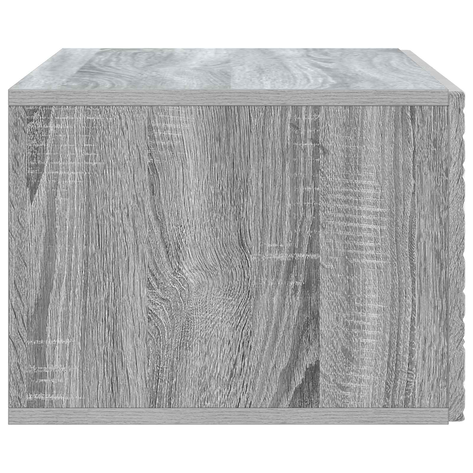 TV ormar za zid 78,5 x 41 x 30 cm Siva Sonoma Konstruirano drvo