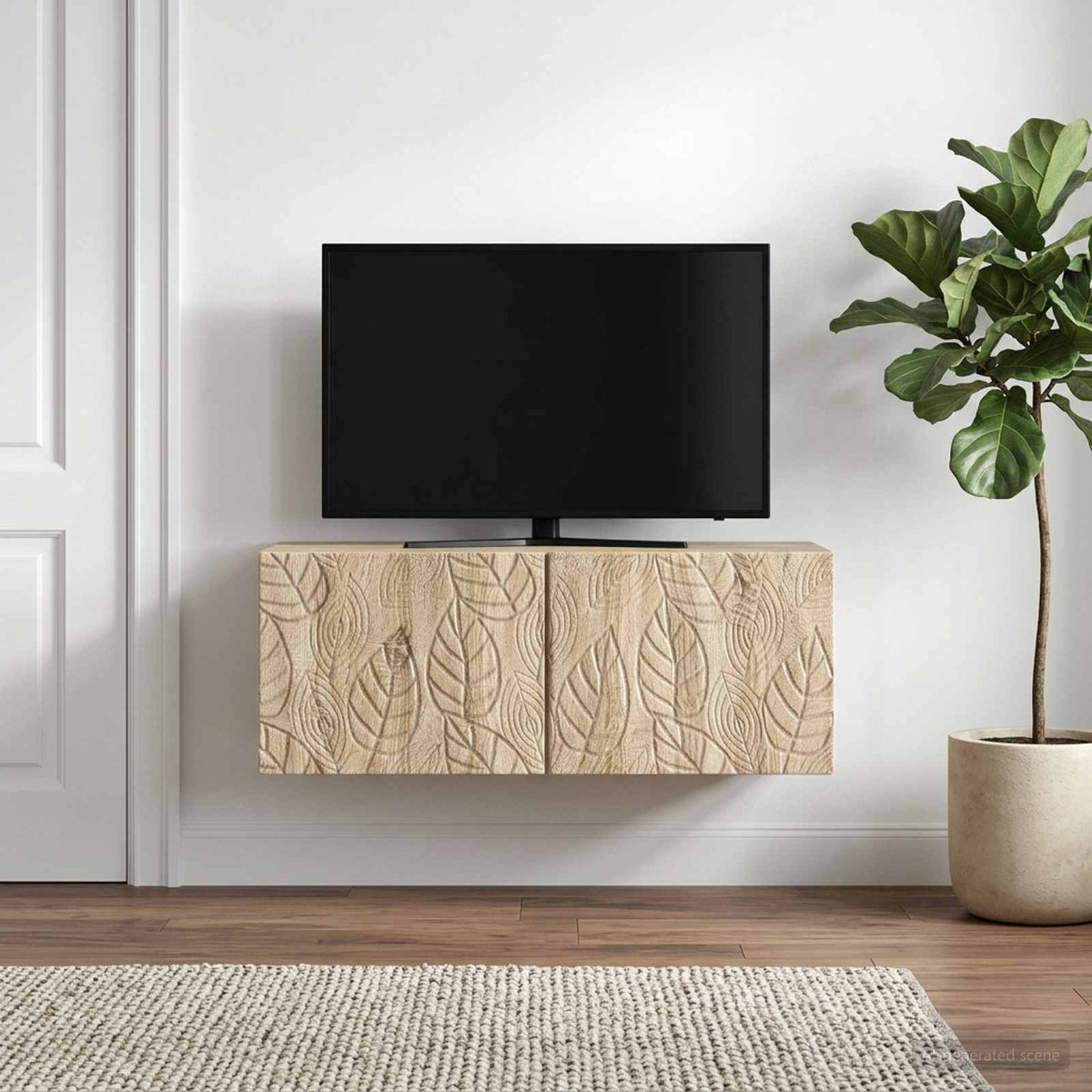 TV ormar za zid 98 x 41 x 30 cm Hrast sonoma Konstruirano drvo