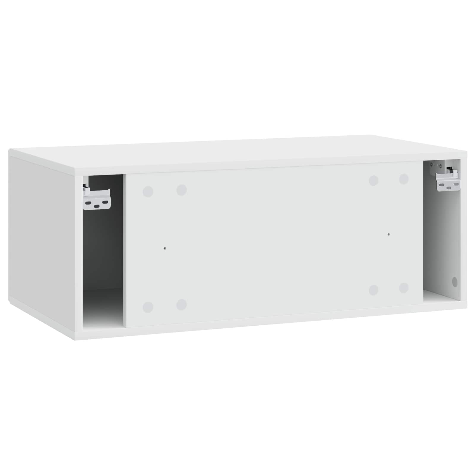 TV ormar za zid 98 x 41 x 30 cm Bijela visokog sjaja