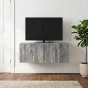 TV ormar za zid 98 x 41 x 30 cm Siva Sonoma Konstruirano drvo