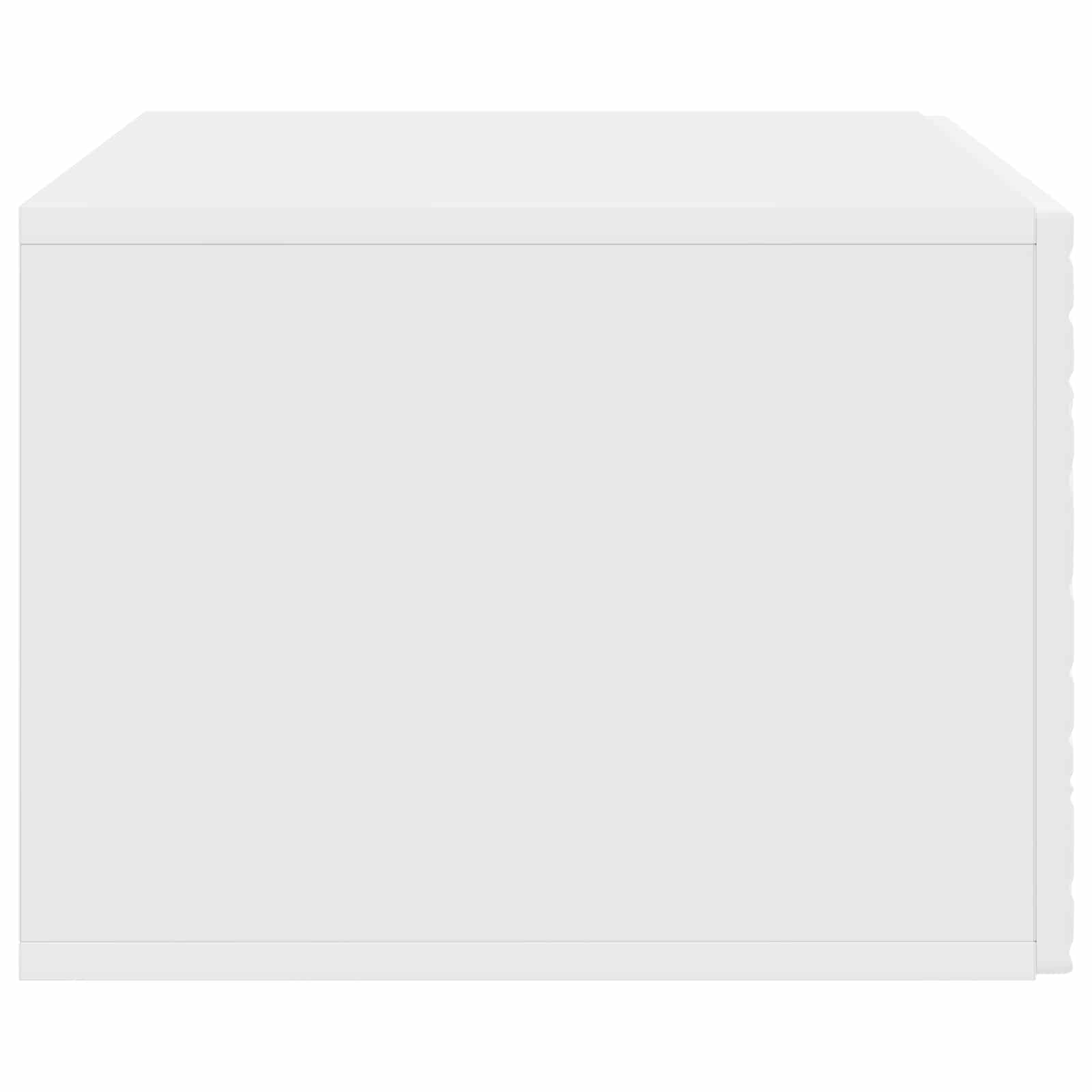 TV ormar za zid 98 x 31 cm Bijela Konstruirano drvo Zidne