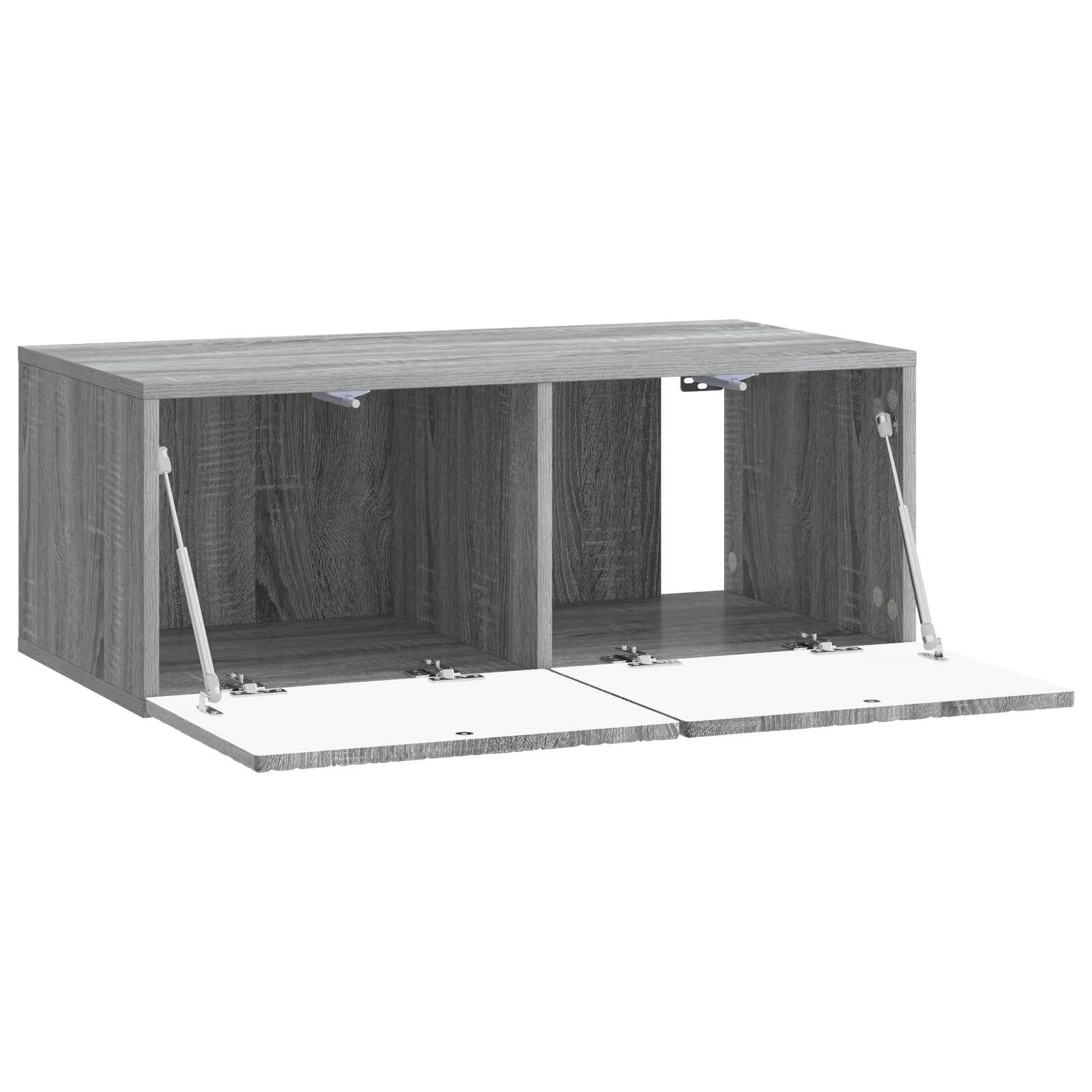 TV ormar za zid 98 x 31 cm Siva Sonoma Konstruirano drvo Zidne