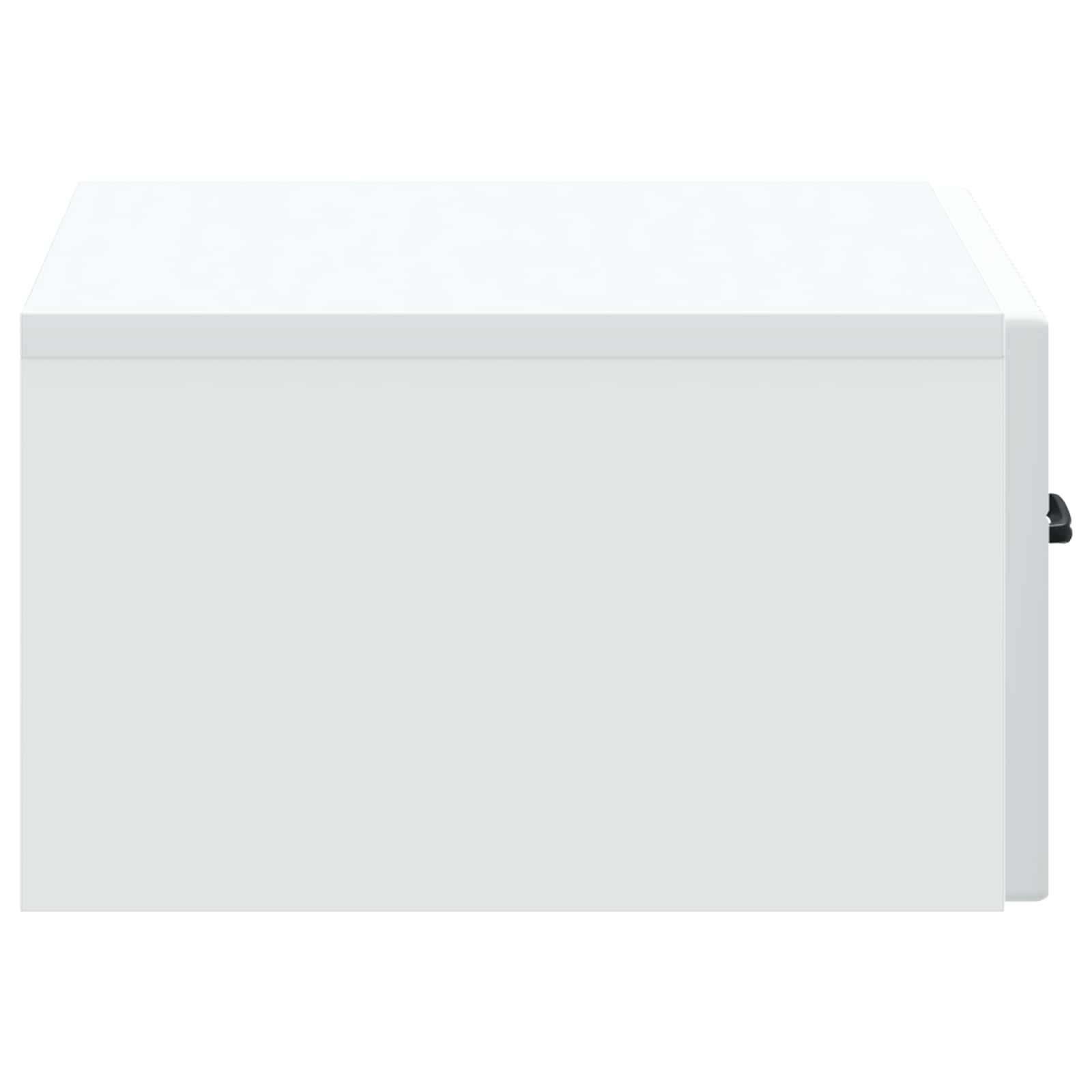 Noćni ormarić za montažu na zid 2 pcs Bijela 49 x 34,5 x 20 cm