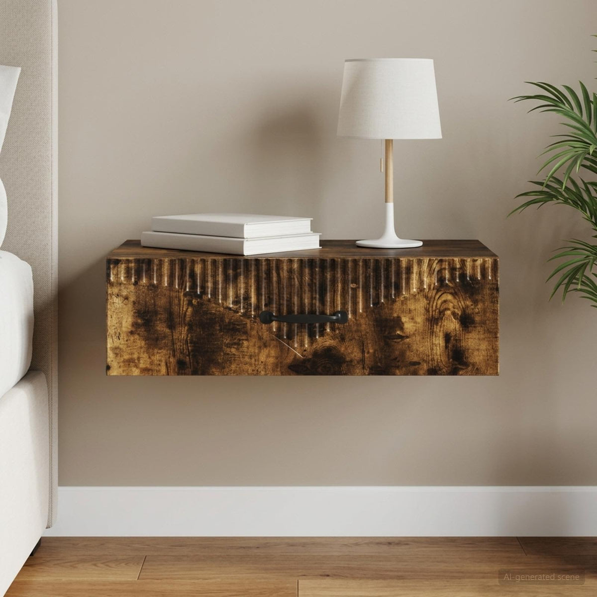 Stolna montirana na zid 59 x 34,5 x 17 cm Konstruirano drvo