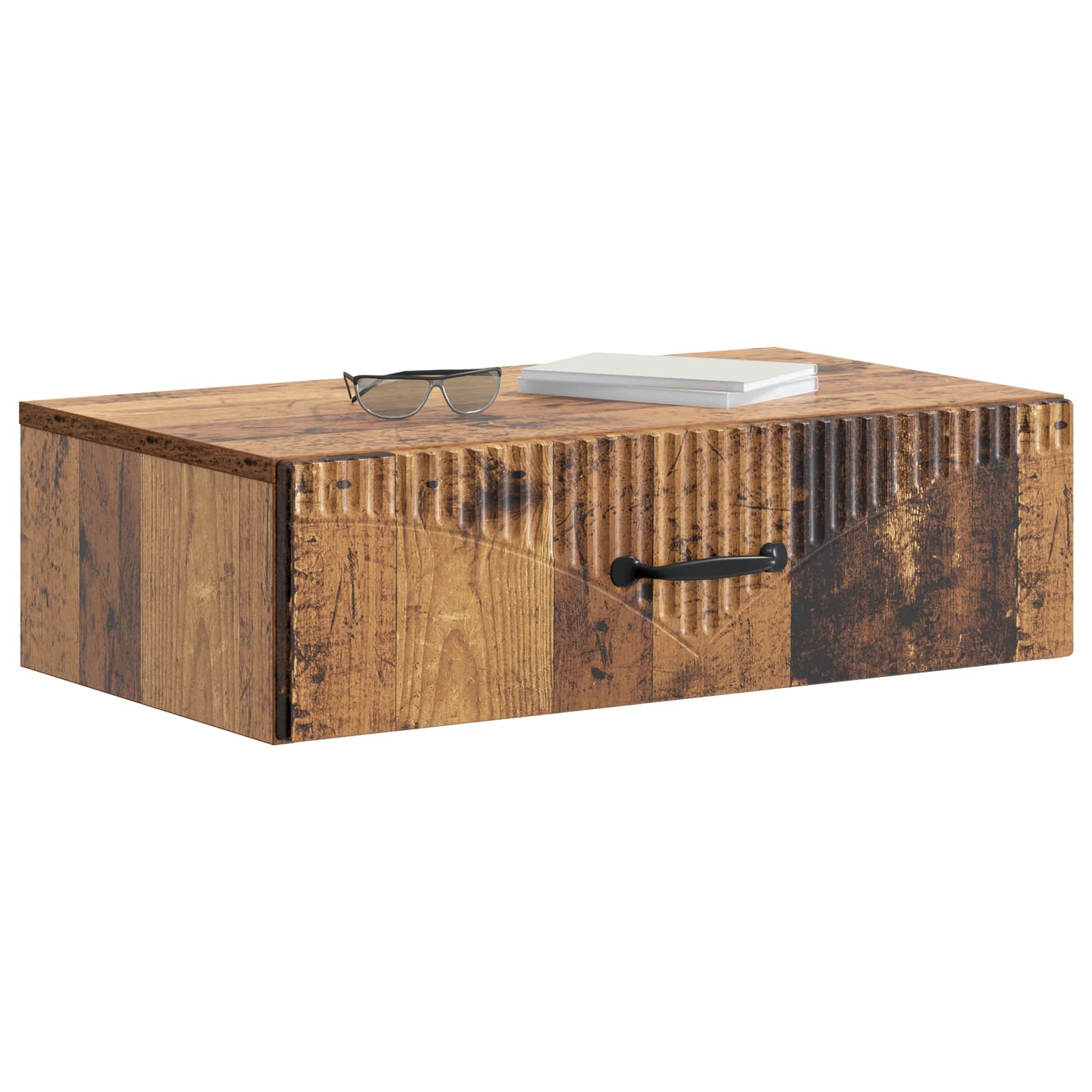 Stolna montirana na zid Staro drvo 59 x 34,5 x 17 cm