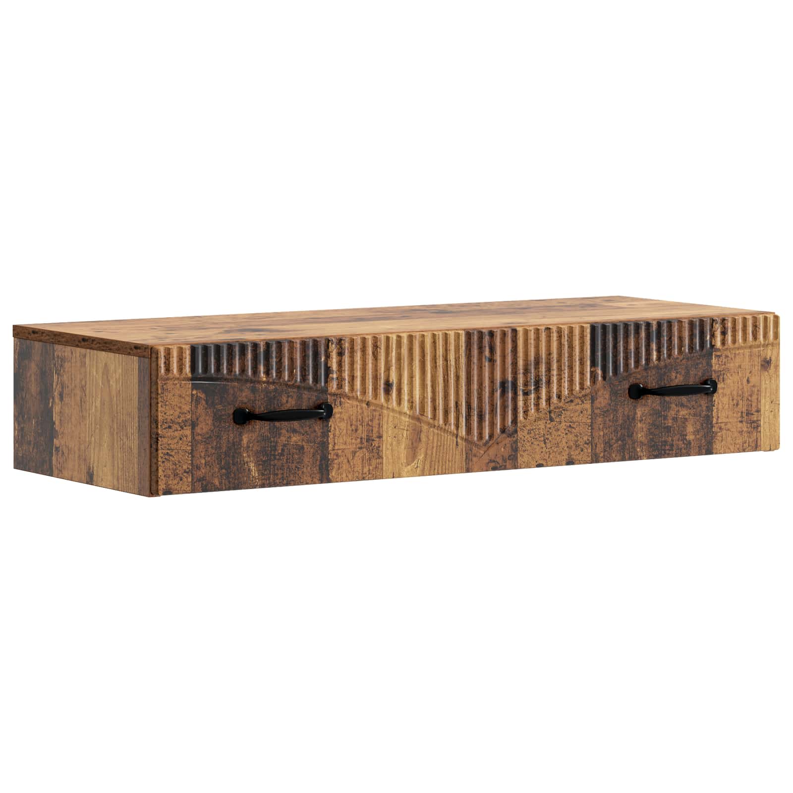 Stolna montirana na zid Staro drvo 87,5 x 34,5 x 17 cm