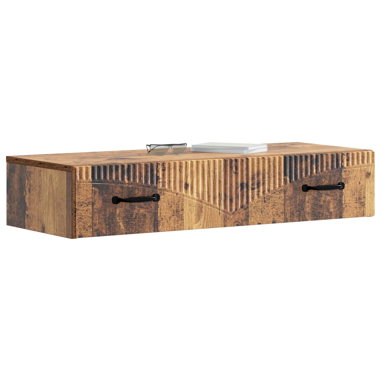 Stolna montirana na zid Staro drvo 87,5 x 34,5 x 17 cm