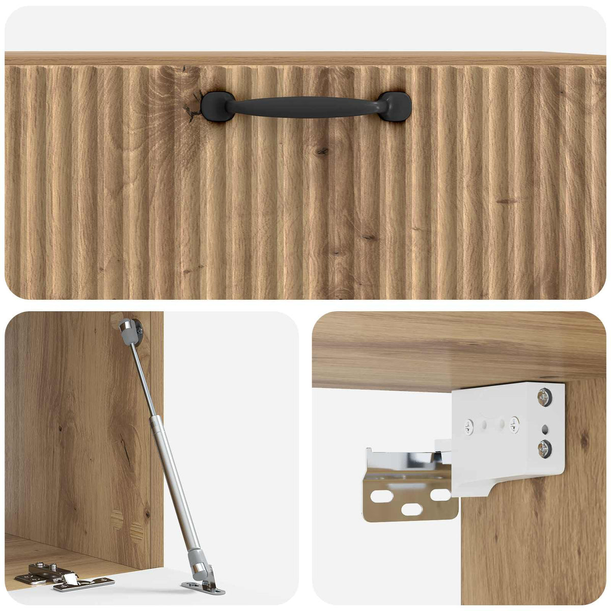 TV ormar za zid 78,5 x 41 x 30 cm Hrast artisan