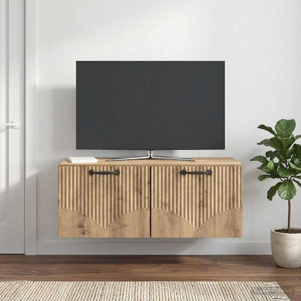 TV ormar za zid 78,5 x 41 x 30 cm Hrast artisan