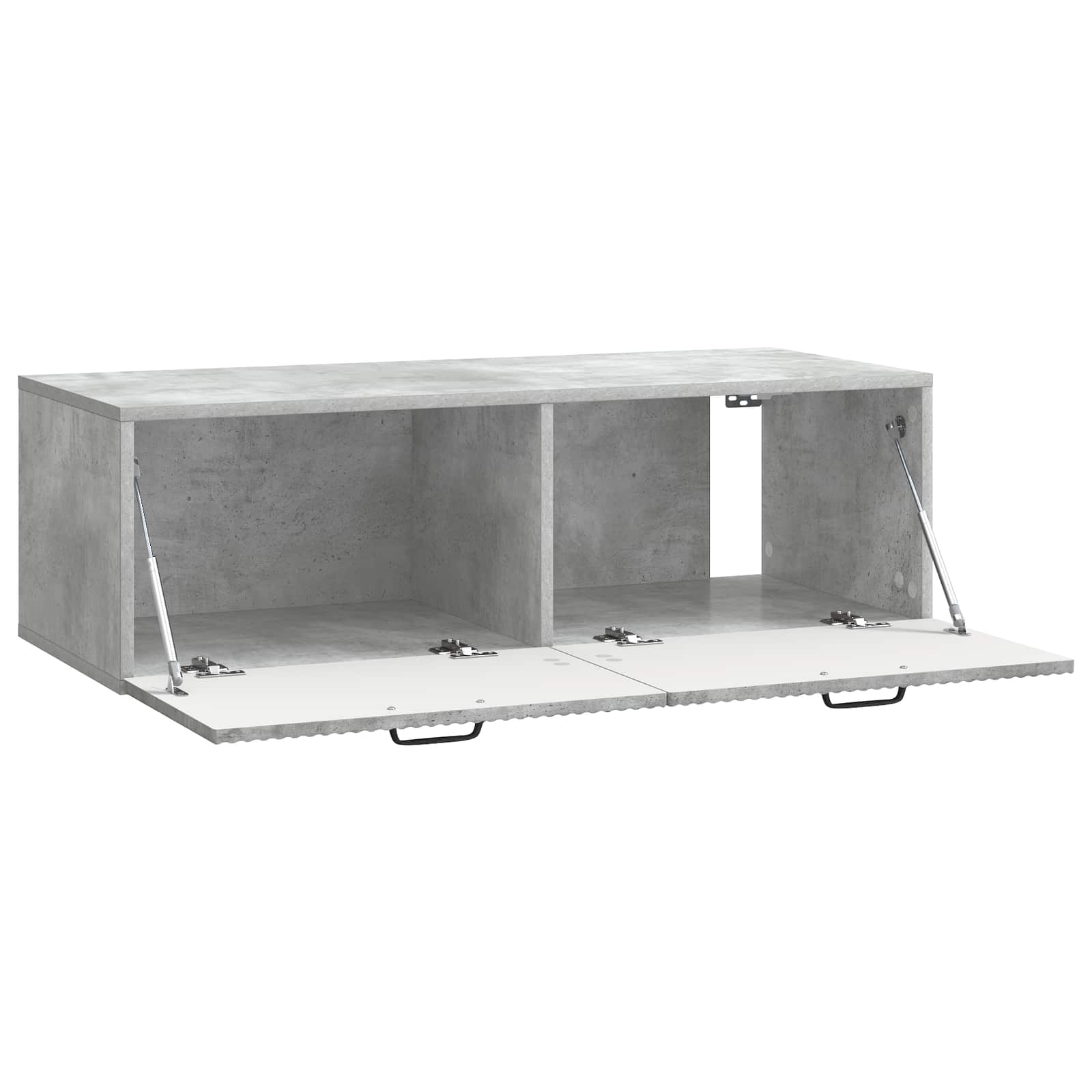 TV ormar za zid Betonska siva 98 x 41 x 30 cm Konstruirano drvo