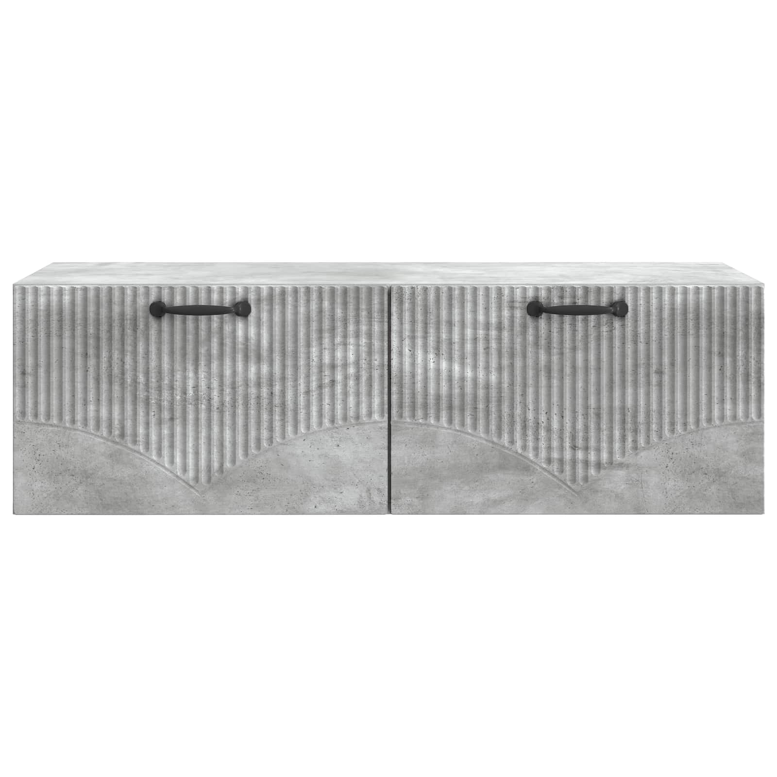 TV ormar za zid Betonska siva 98 x 41 x 30 cm Konstruirano drvo