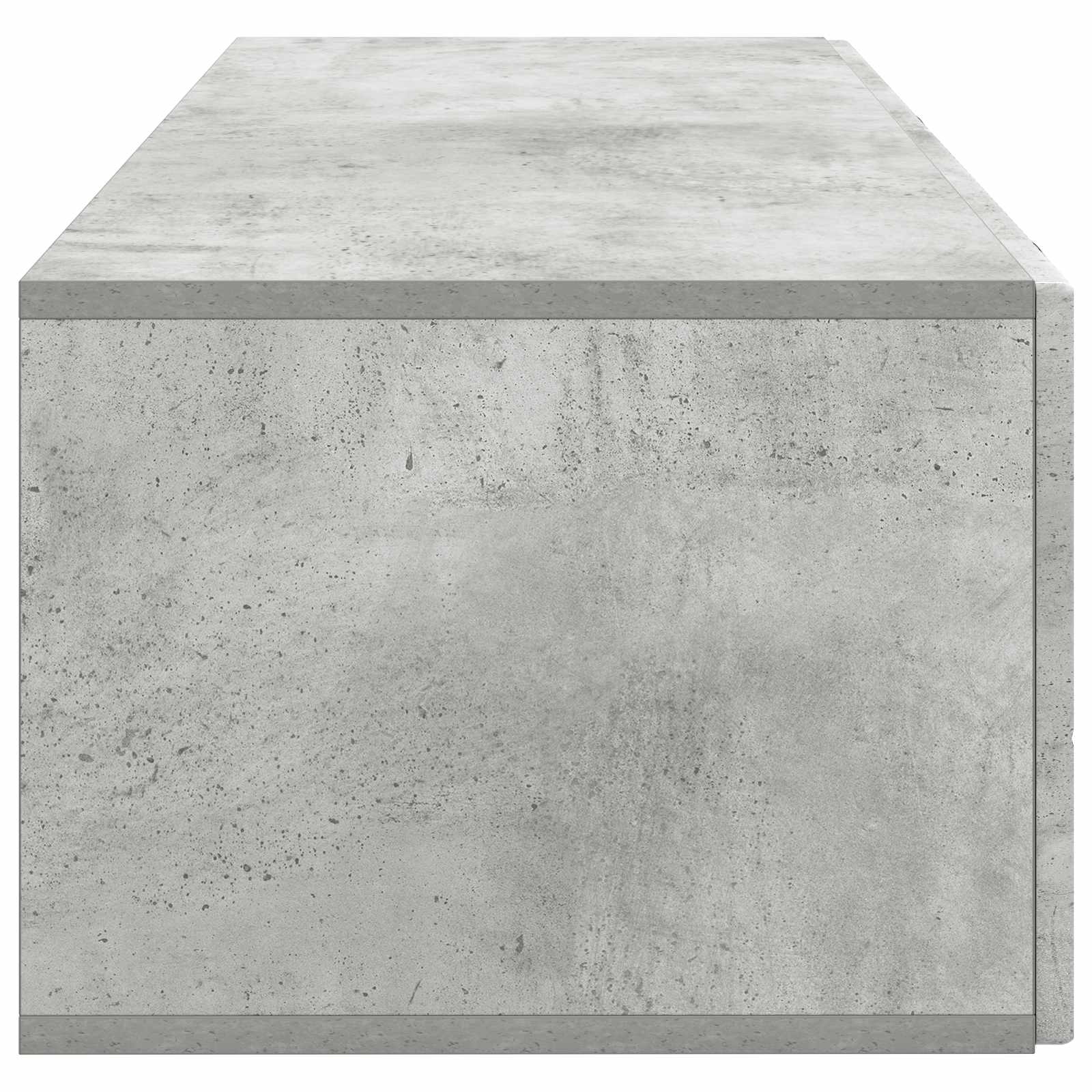 TV ormar za zid Betonska siva 98 x 41 x 30 cm Konstruirano drvo