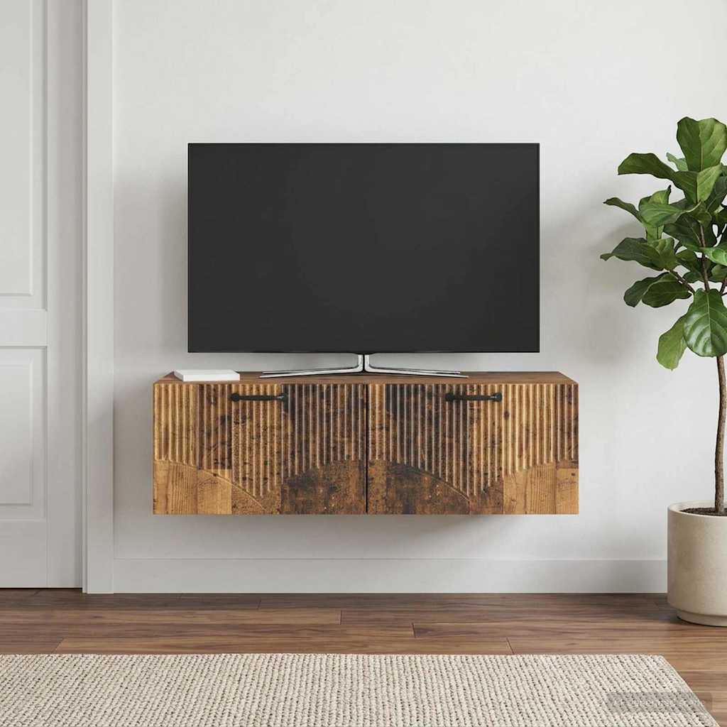 TV ormar za zid Staro drvo 98 x 41 x 30 cm Konstruirano drvo