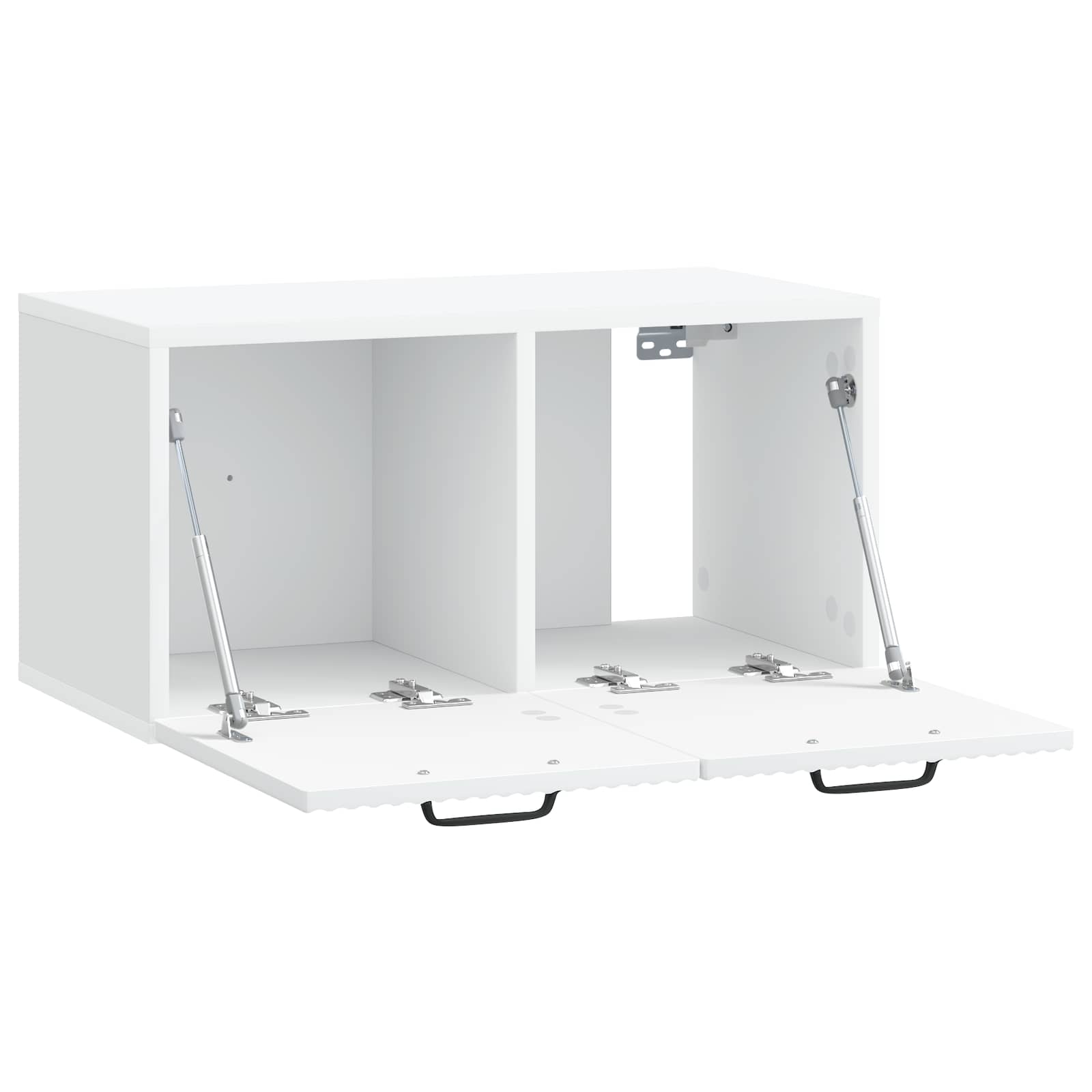 TV ormar za zid Bijela 59,5 x 31 x 30 cm Konstruirano drvo