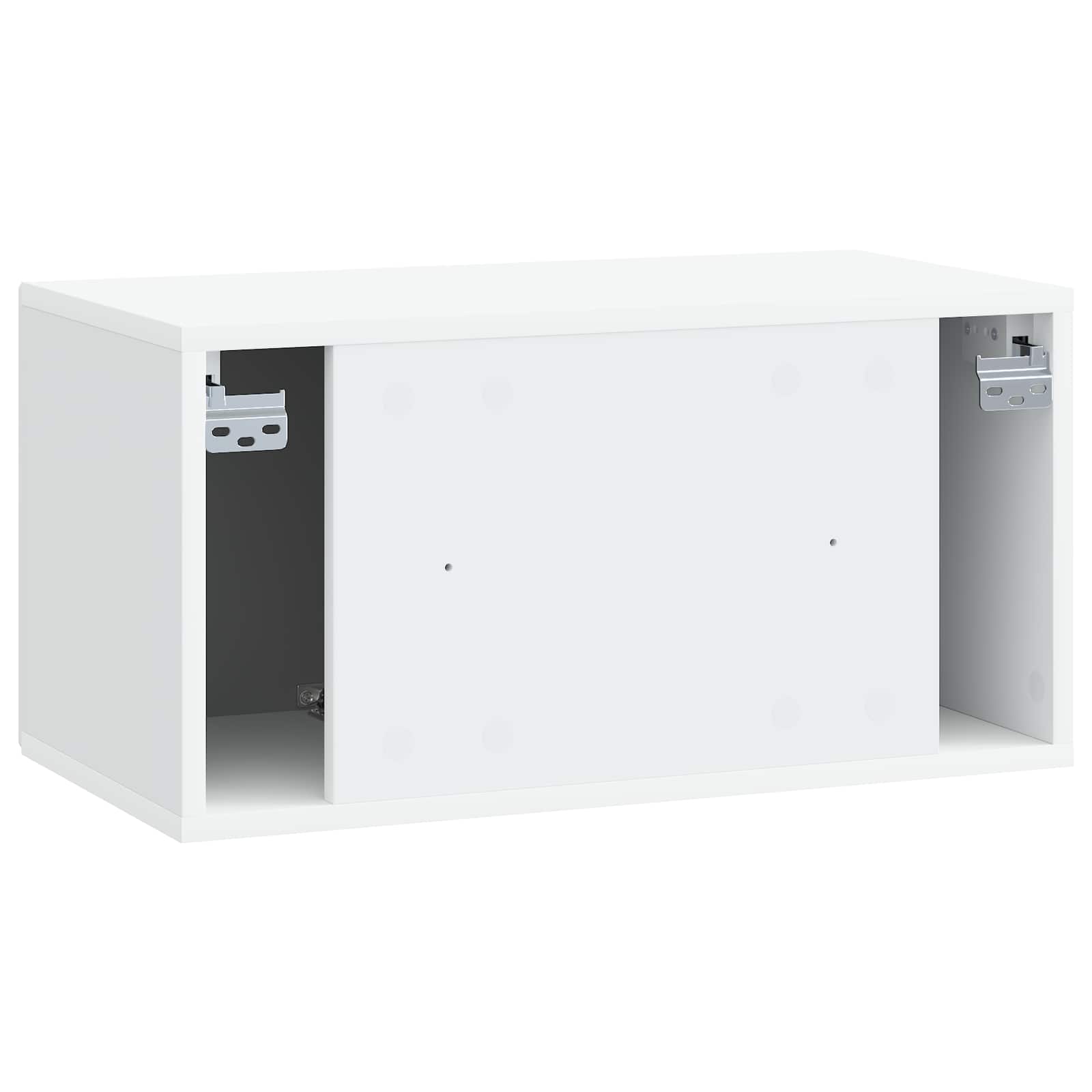 TV ormar za zid Bijela 59,5 x 31 x 30 cm Konstruirano drvo