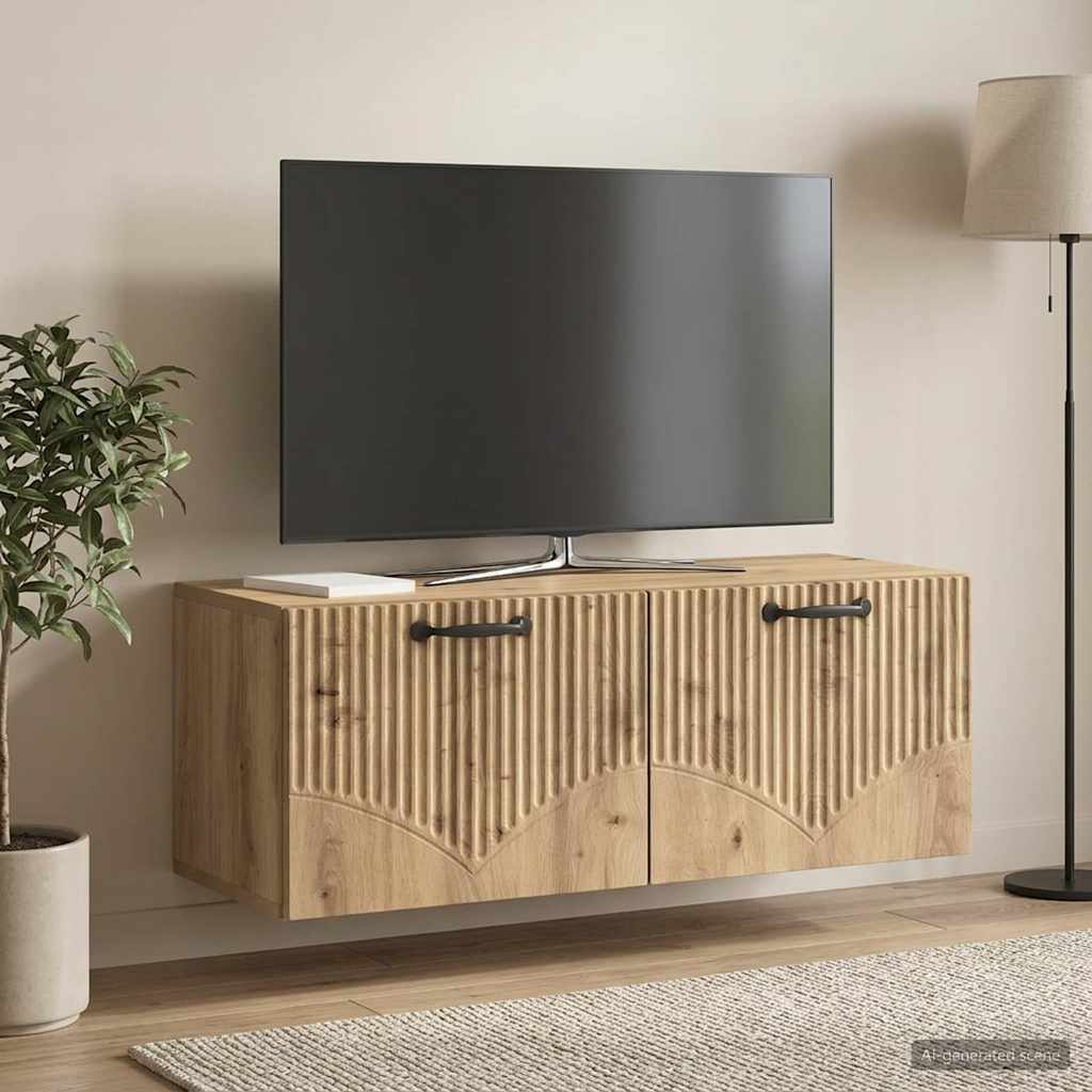 TV ormar za zid 78,5 x 31 x 30 cm Hrast artisan