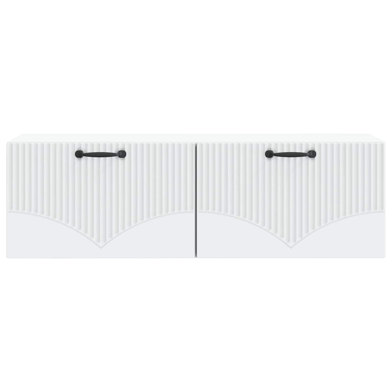 TV ormar za zid Zidne Bijela 98 x 31 x 30 cm Konstruirano drvo