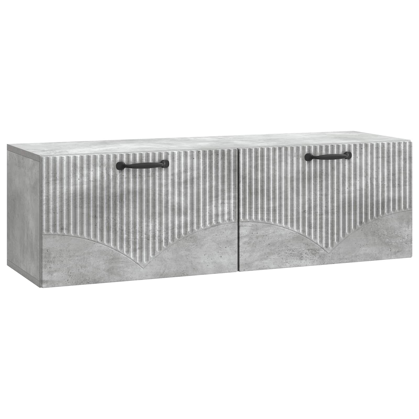 TV ormar za zid Betonska siva 98 x 31 x 30 cm Konstruirano drvo