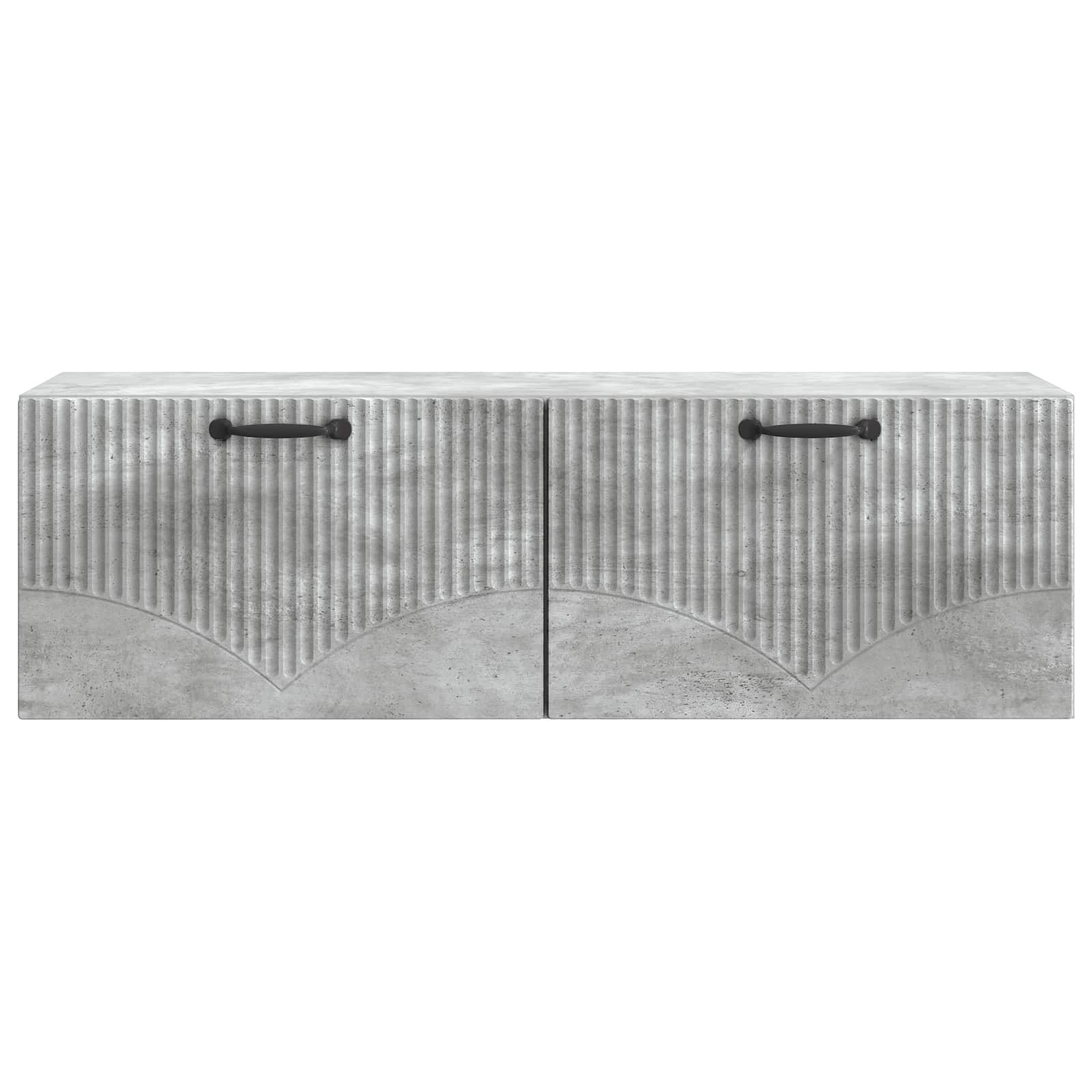 TV ormar za zid Betonska siva 98 x 31 x 30 cm Konstruirano drvo