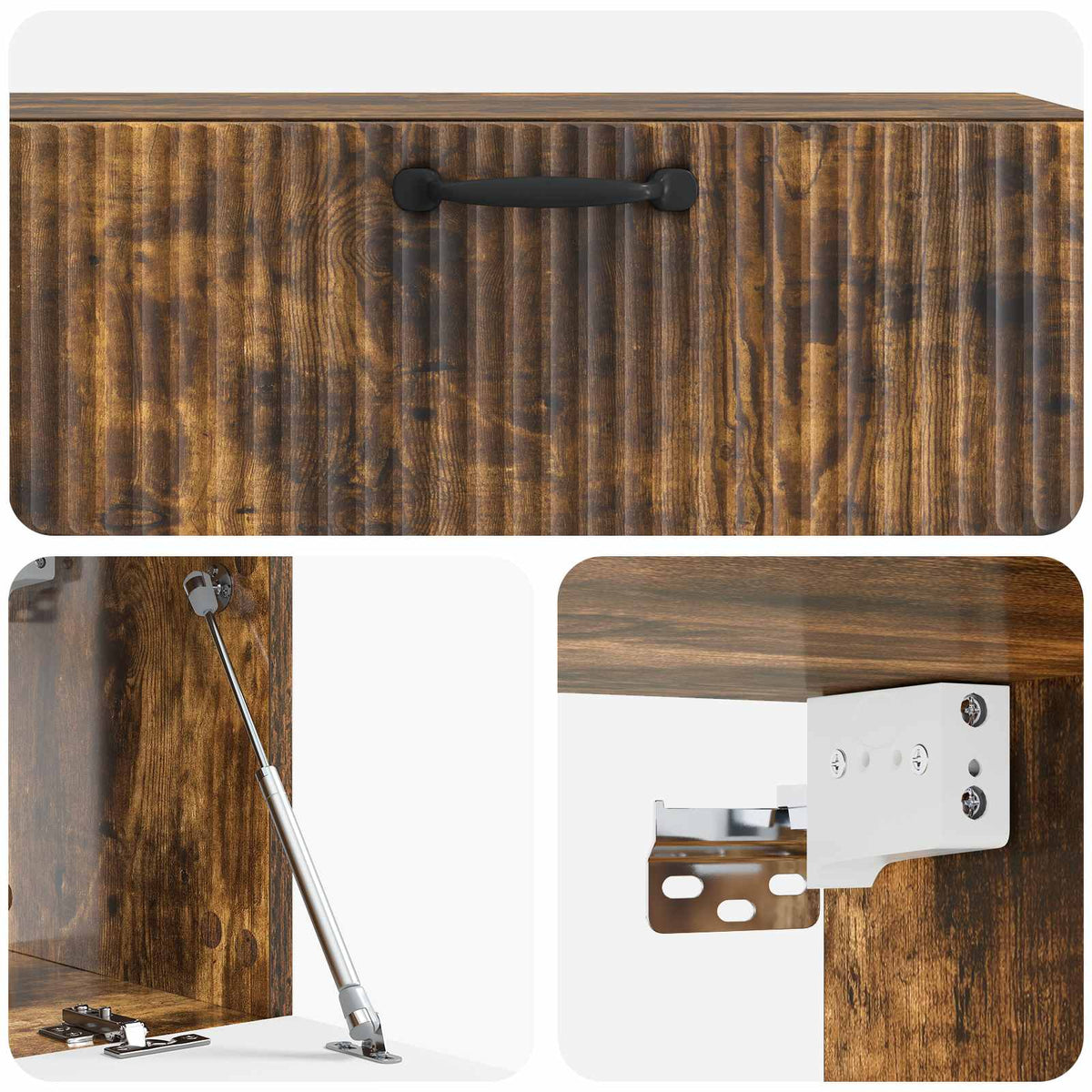 TV ormar za zid Dimljeni hrast 98 x 31 x 30 cm