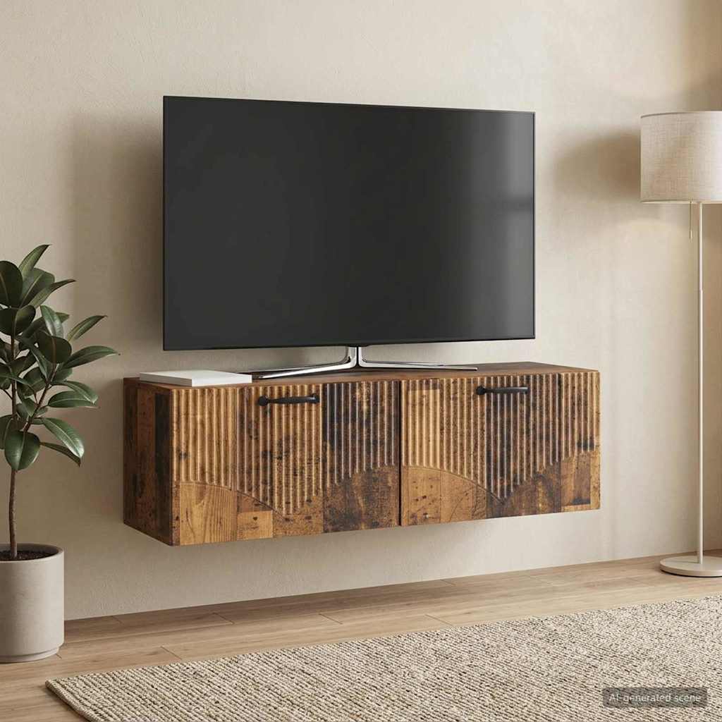 TV ormar za zid Staro drvo 98 x 31 x 30 cm Konstruirano drvo