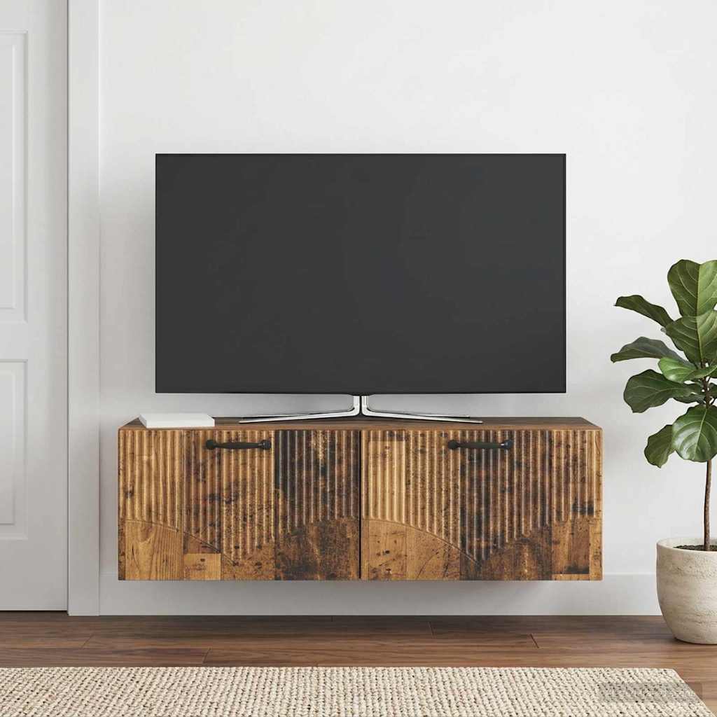 TV ormar za zid Staro drvo 98 x 31 x 30 cm Konstruirano drvo