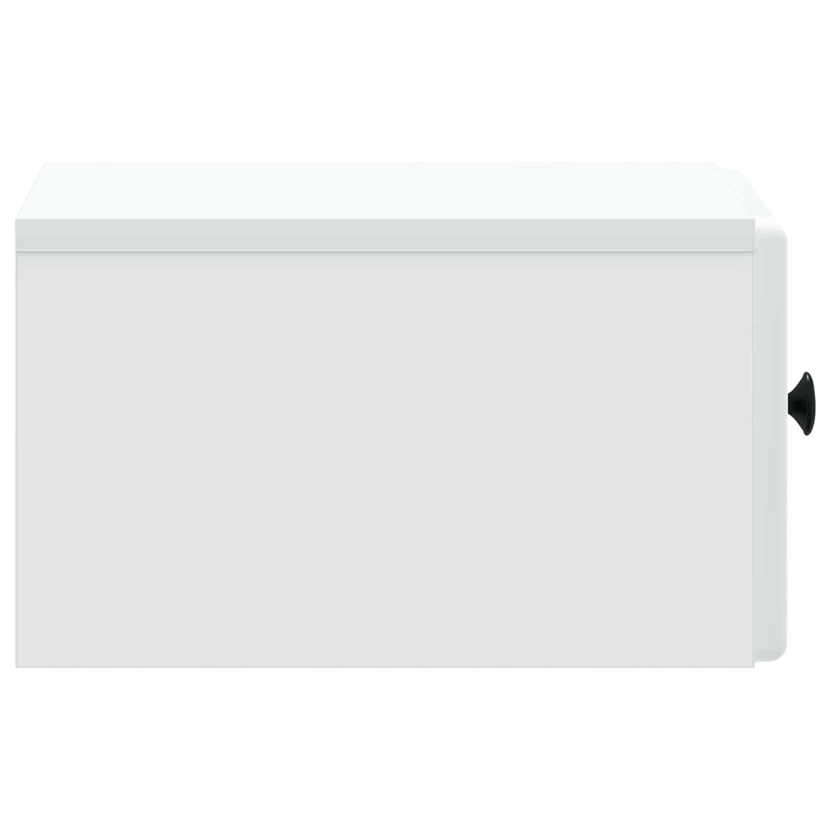Noćni ormarić za montažu na zid 2 pcs Bijela 34,5 x 33 x 20 cm